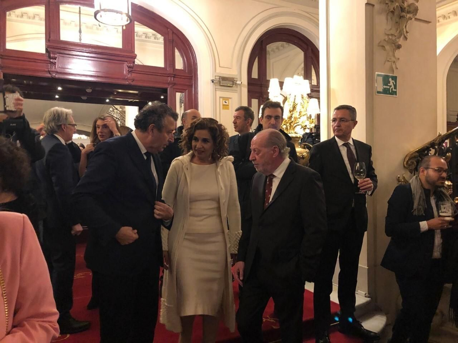 Javier Fernández,María Jesús Montero y Fernando Rodríguez Villalobos