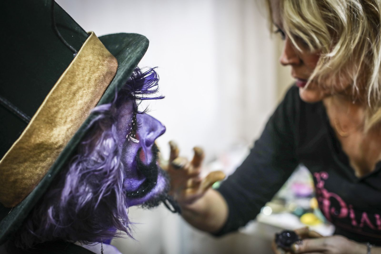 Las imágenes de la preparación de la comparsa 'La canción de la laguna'