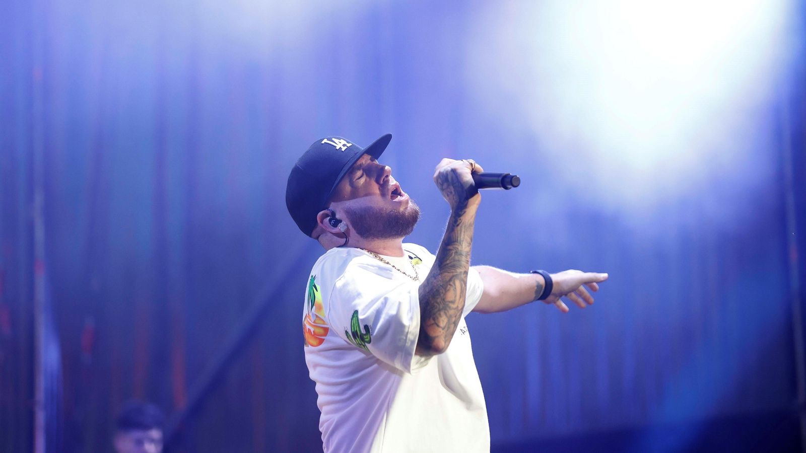 El Maka, en un concierto hace unos días en la plaza de toros de Algeciras.
