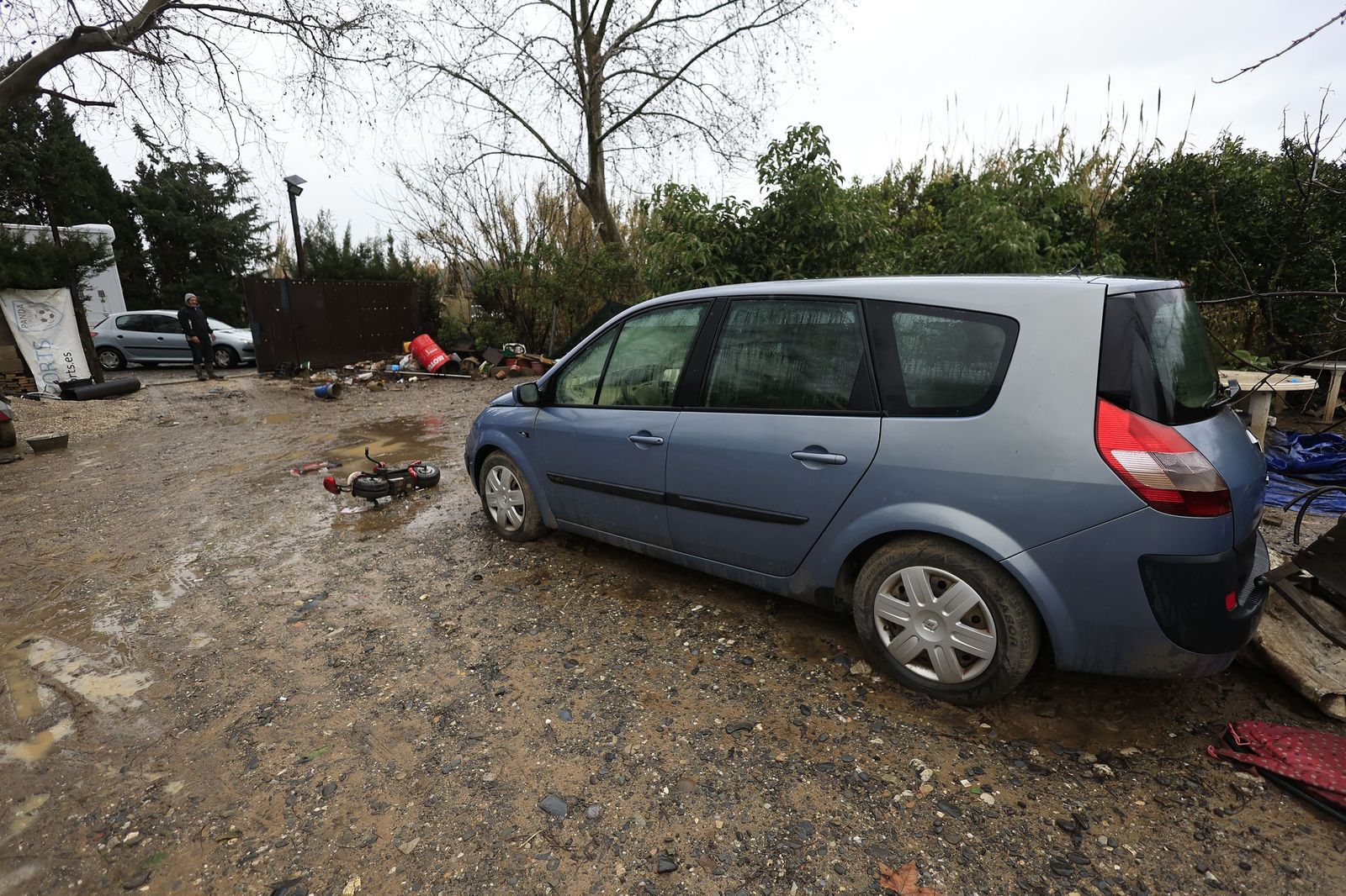 Fotos de San Martín del Tesorillo listo para la evacuación por la borrasca Marta