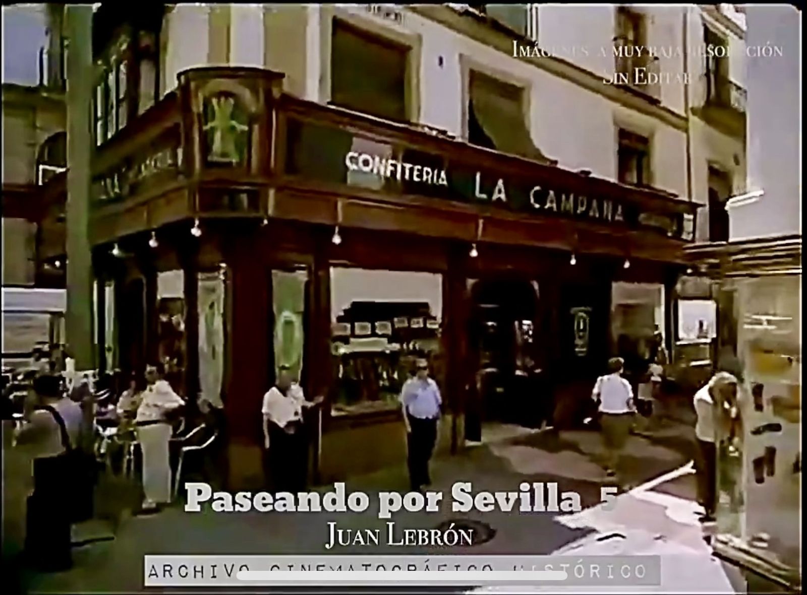 Una imagen captada de unos de los vídeos de Juan Lebrón.