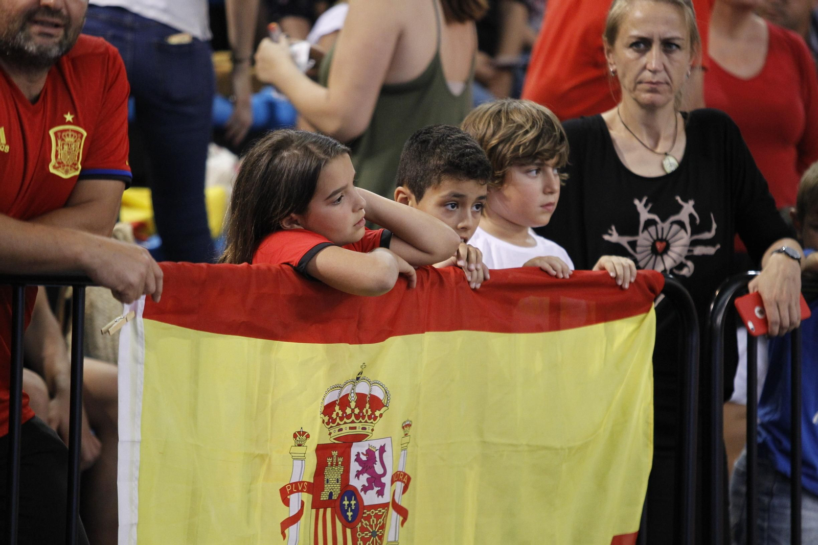 Fotogalería España-Suecia. Balonmano. Palacio Juegos Mediterráneos. Almería
