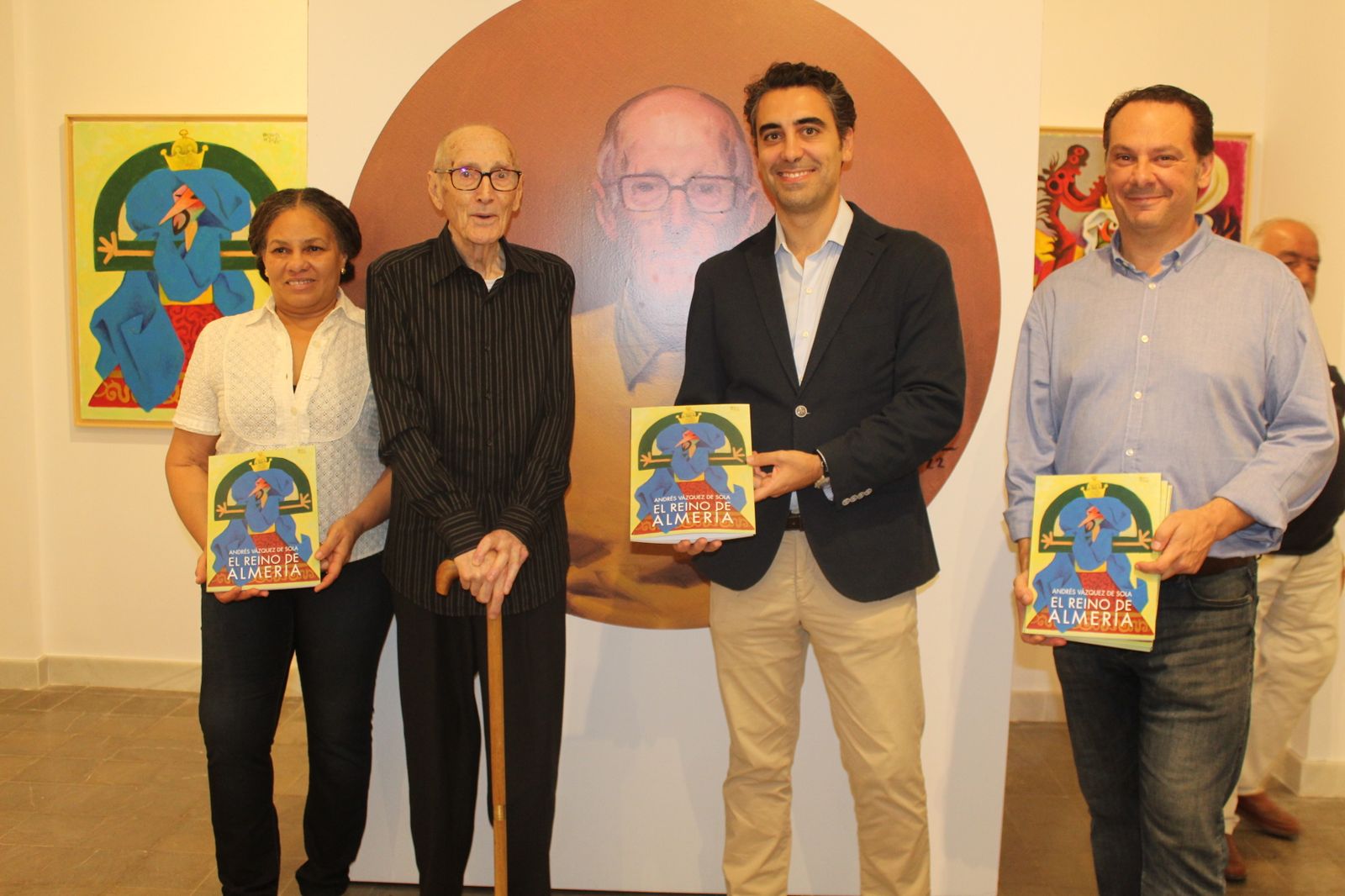 Angélica Carmenate, Andrés Vázquez de Sola, Joaquín Pérez de la Blanca y Juan Manuel Martín.