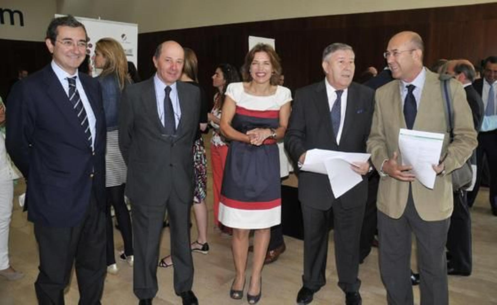 Antonio Fragero, Salvador Loring, Víctoria Herrera, Alfonso Pérez Moreno y Francisco Ferraro.

Foto: Juan Carlos Vázquez
