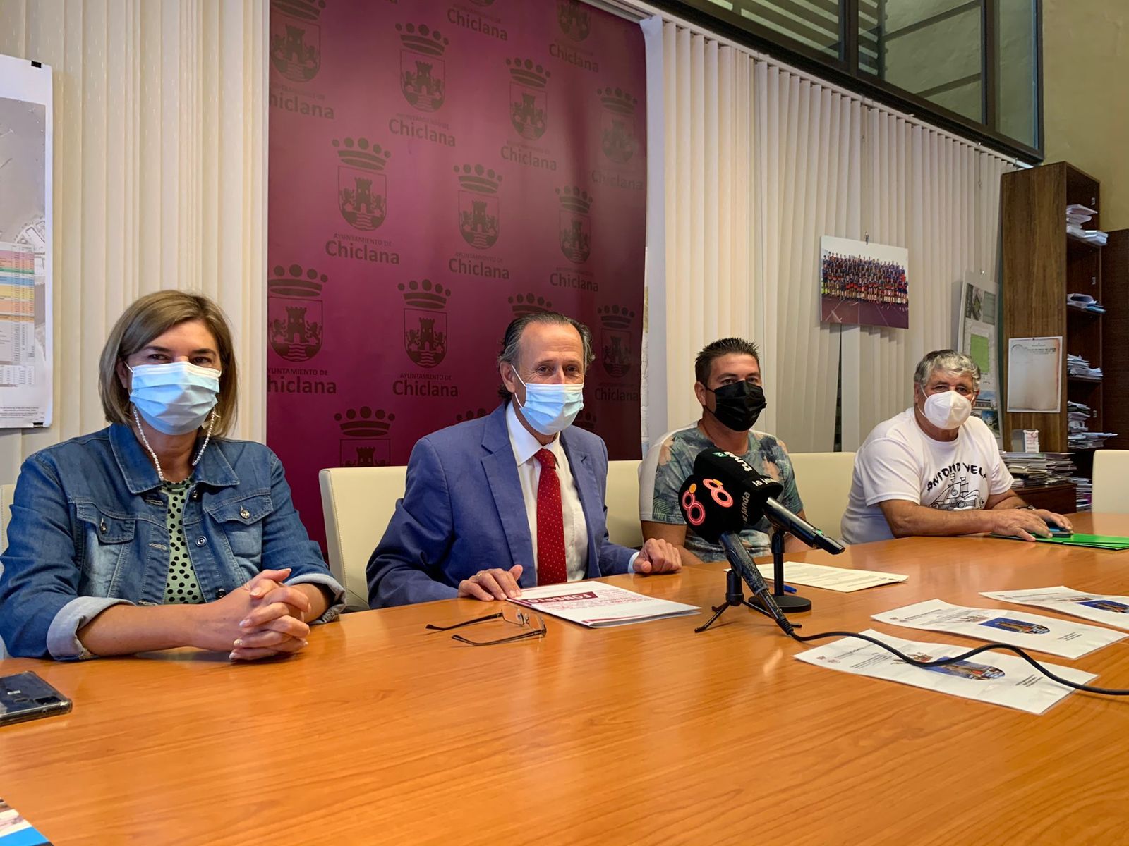 Acto de la firma del convenio celebrado este viernes en Alcaldía.