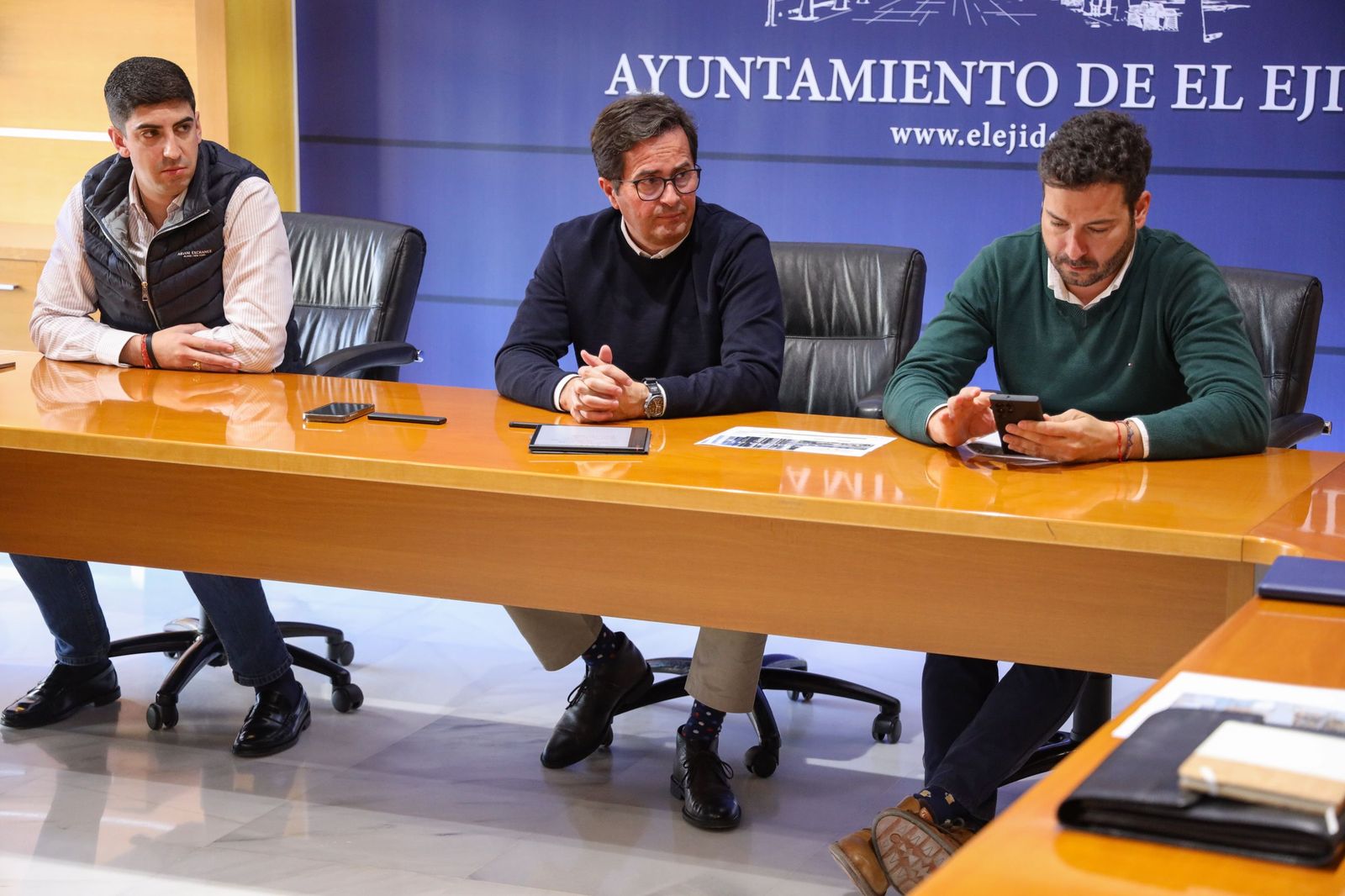 Reunión en el Ayuntamiento de El Ejido.