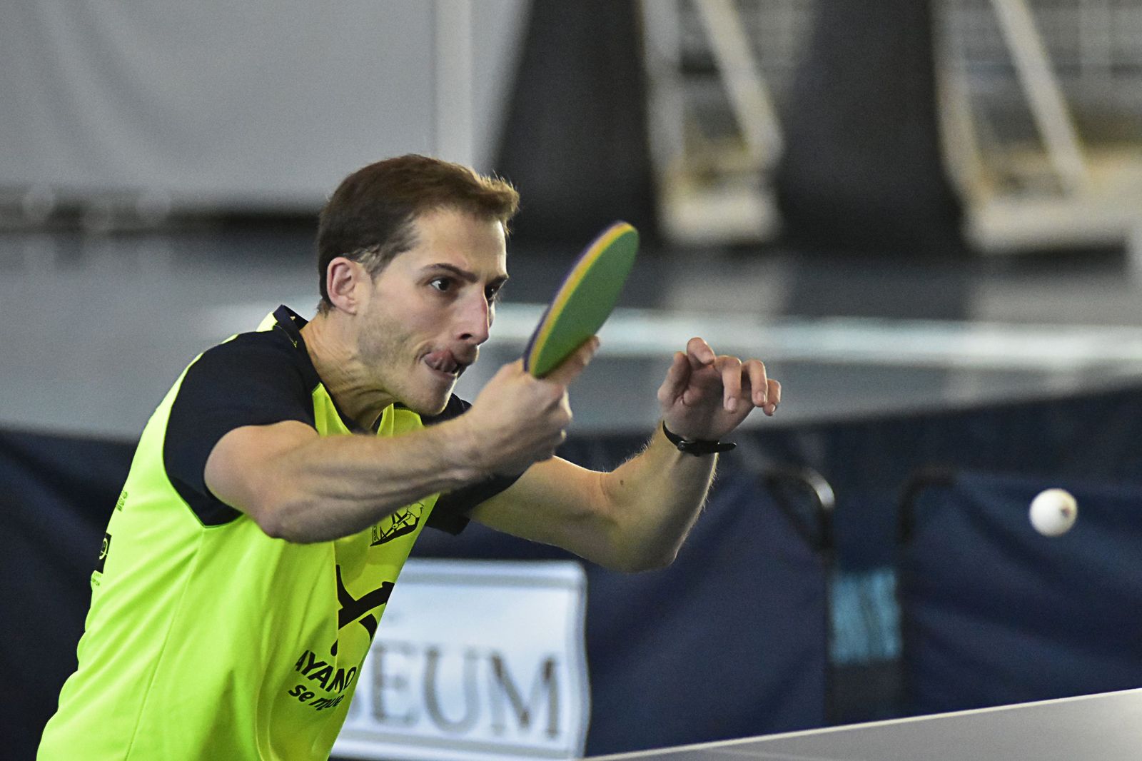 José Manuel Caballero, durante el encuentro.
