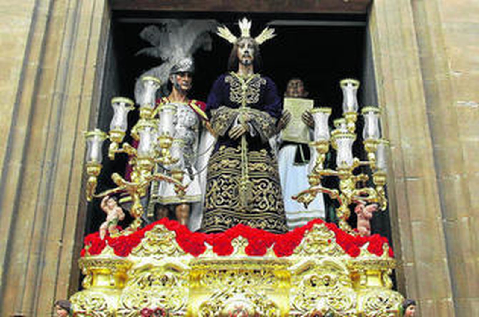 El paso de misterio de Sentencia, que este año saldrá a la calle (en principio) en dos ocasiones.