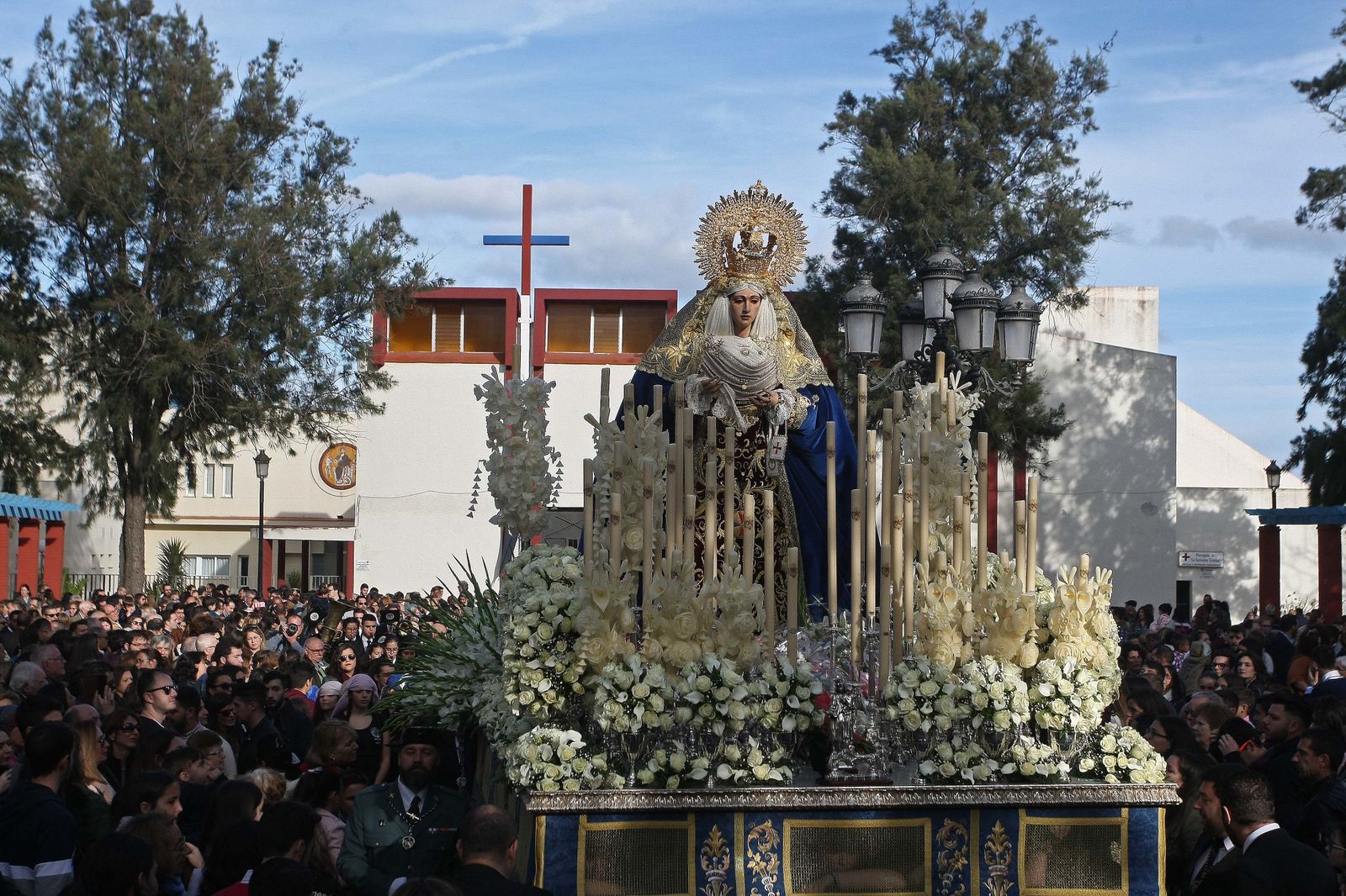 Las imágenes de las Tres Caídas en Algeciras