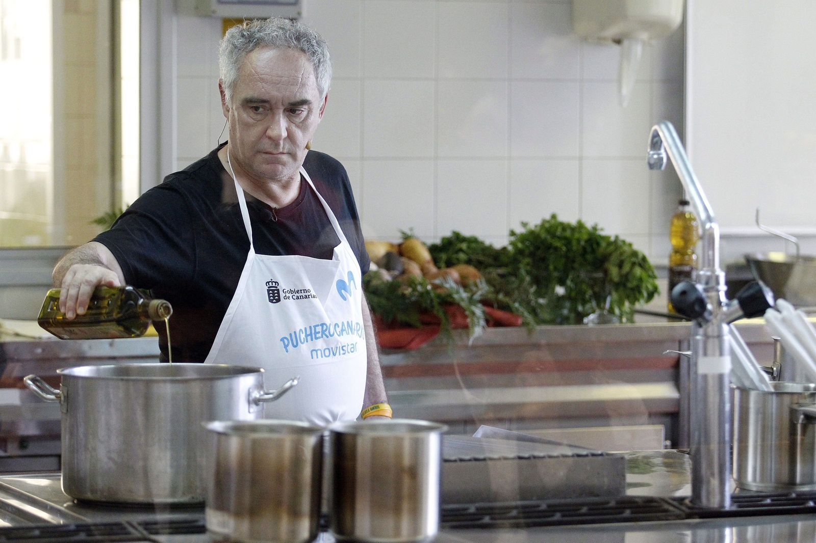 El chef Ferrán Adriá en un reciente acto promocional divulgativo en Canarias.