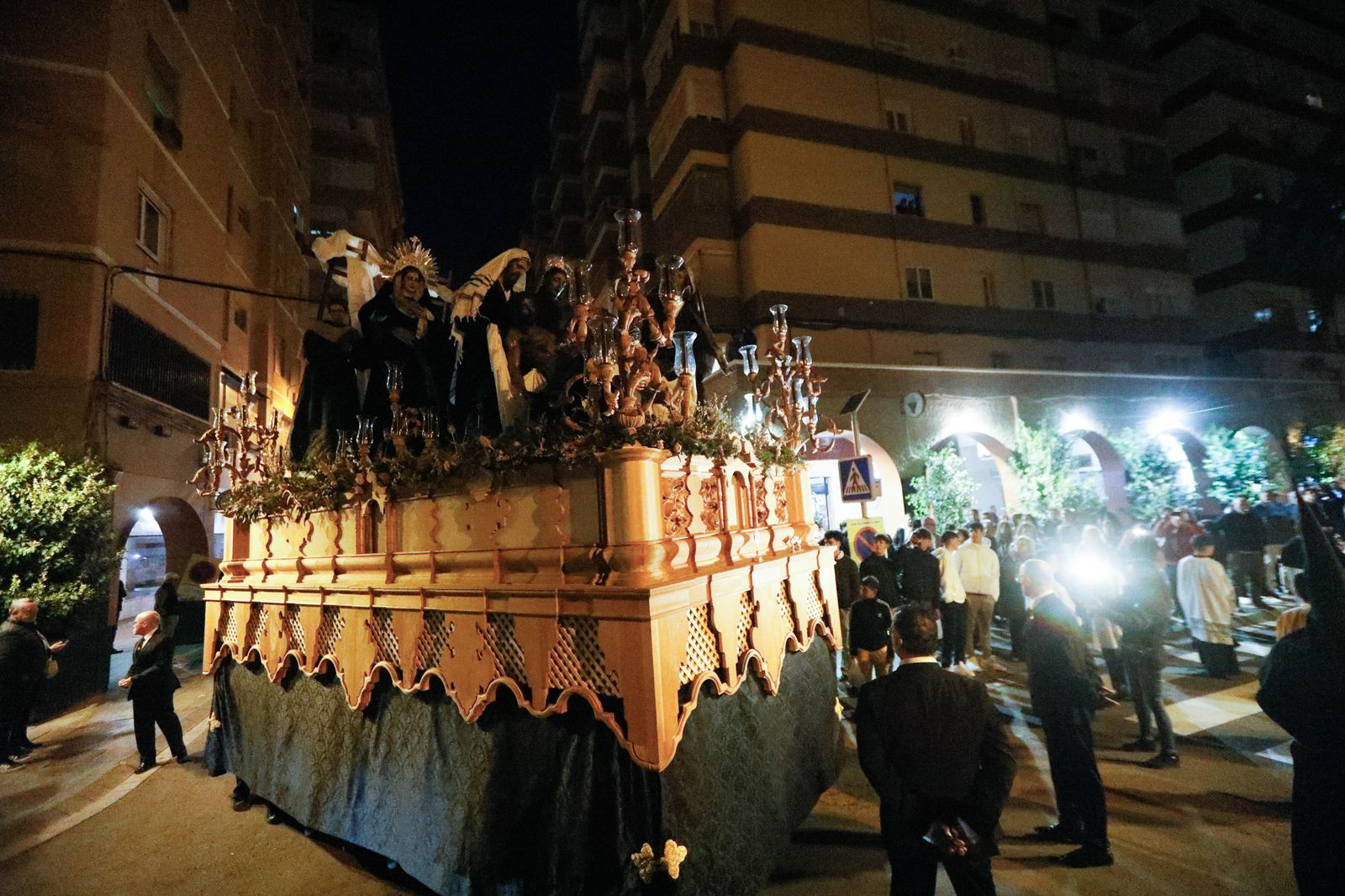 La procesión de La Caridad de Almería, en imágenes