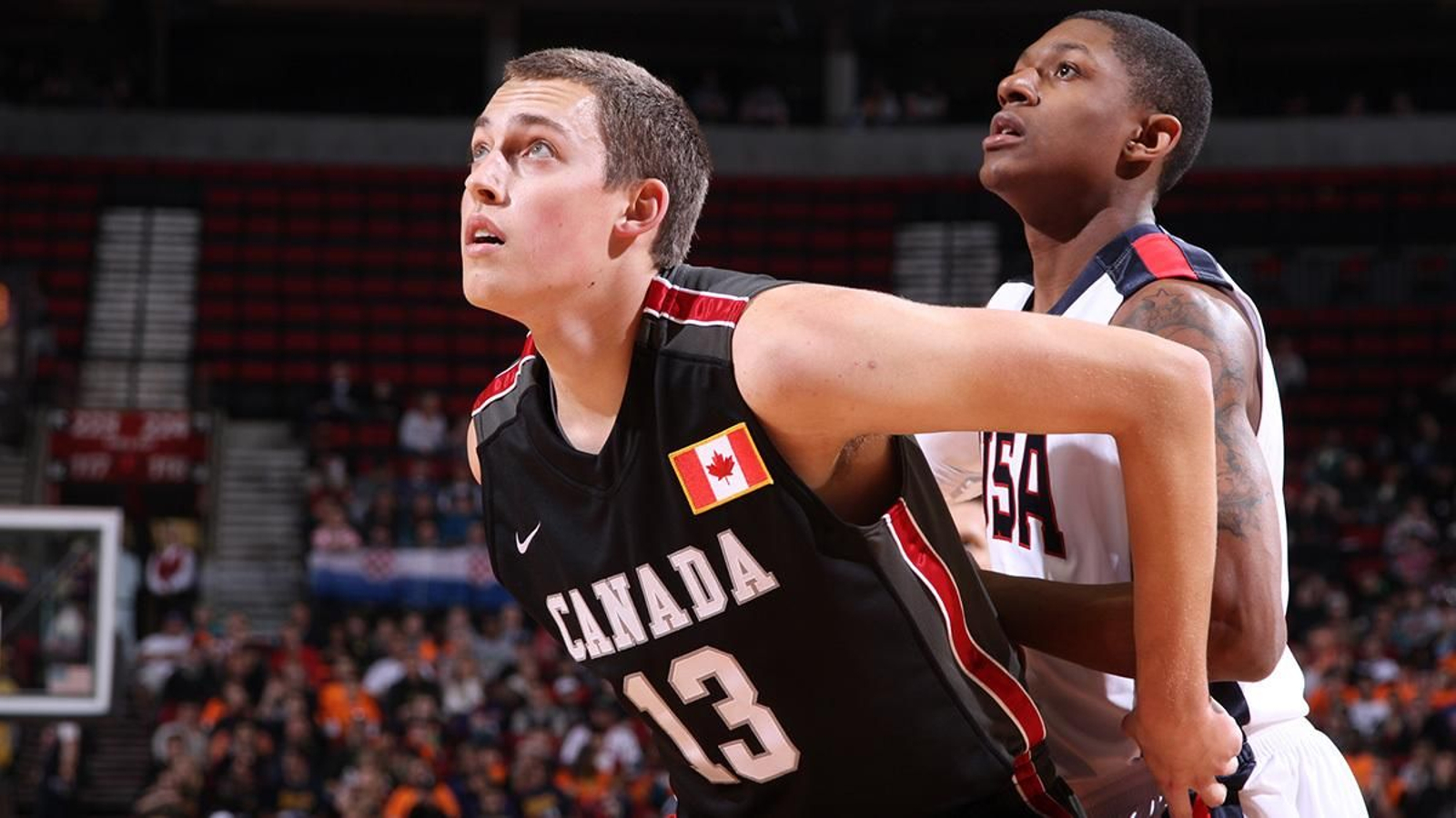 Kyle Wiltjer, en  un partido con Canadá.