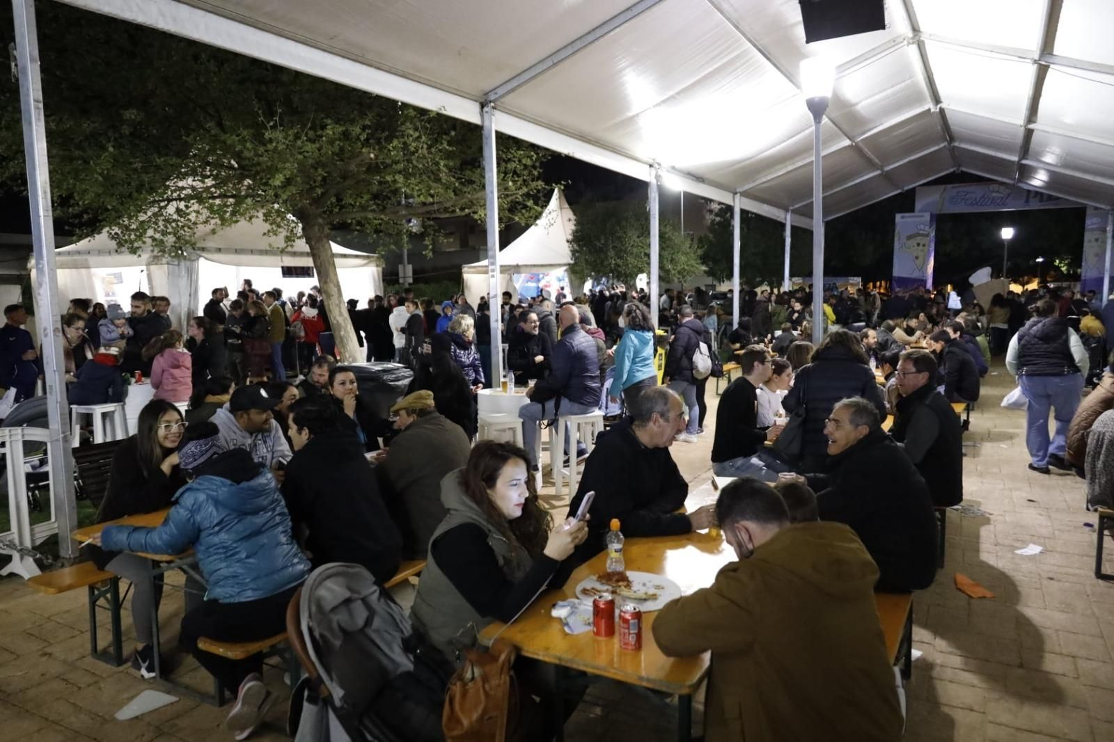 Inauguración del Festival de la Pizza de Rota.