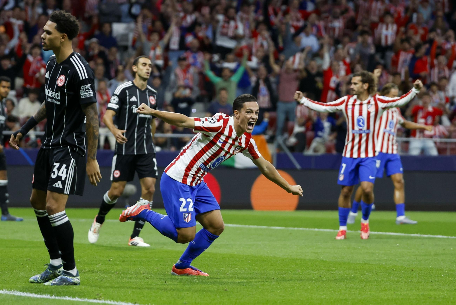 Las fotos del Atlético de Madrid-Eintracht