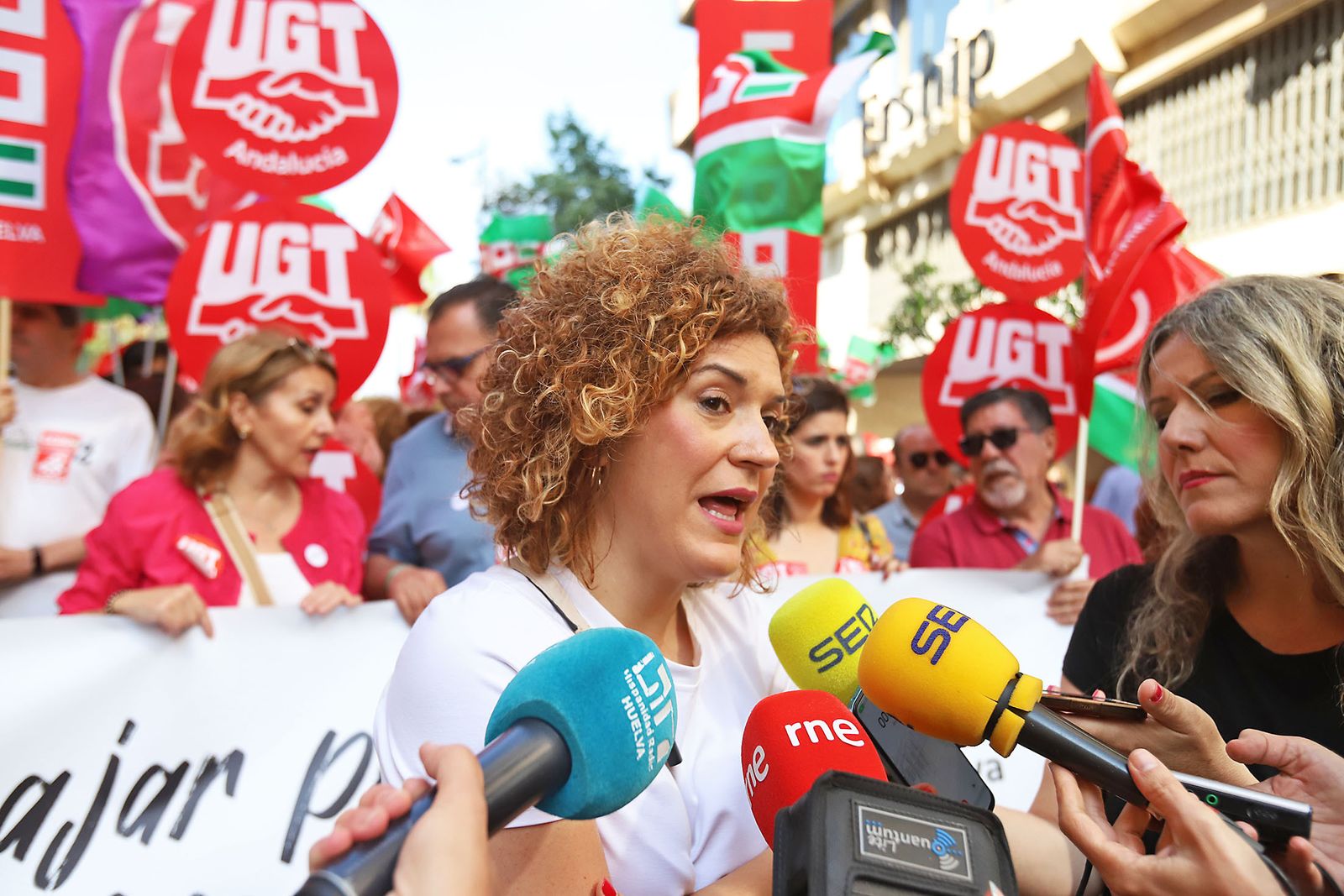 Imágenes de la Manifestación por el Día del Trabajador 2023 en Huelva