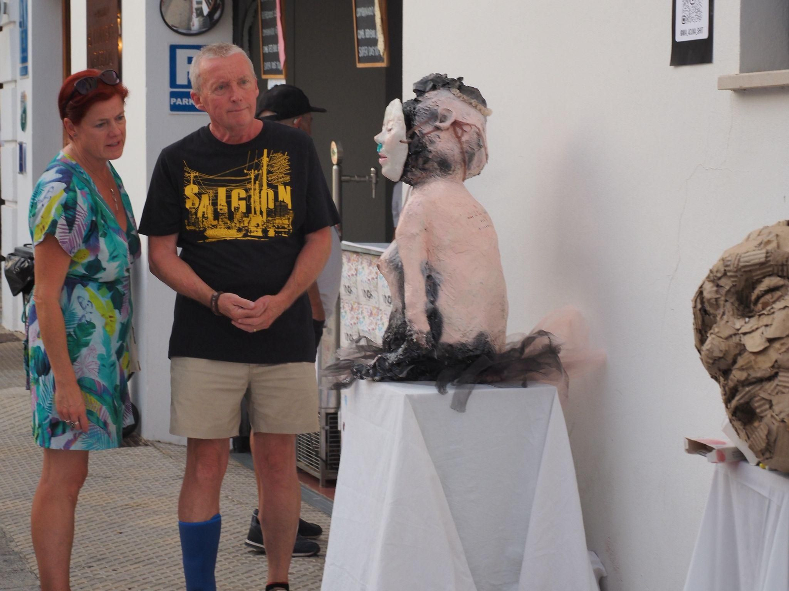 Paseo por el Arte de Ayamonte, el mayor museo efímero a cielo abierto, en imágenes