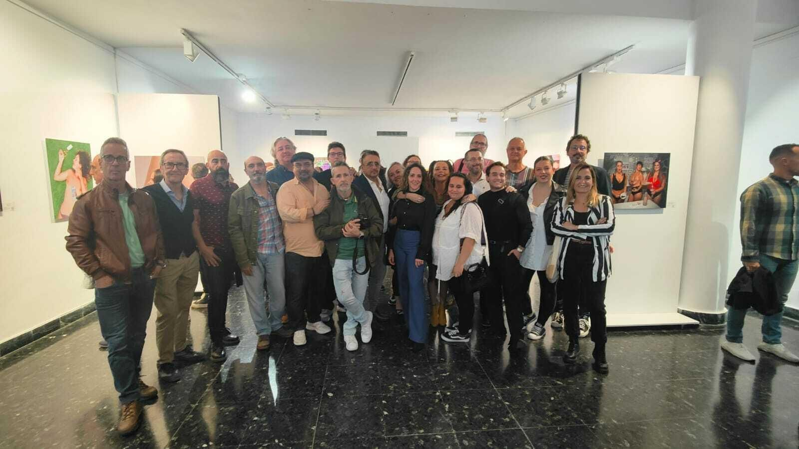 Los artistas que participa en la colectiva 'Sex-upone'.