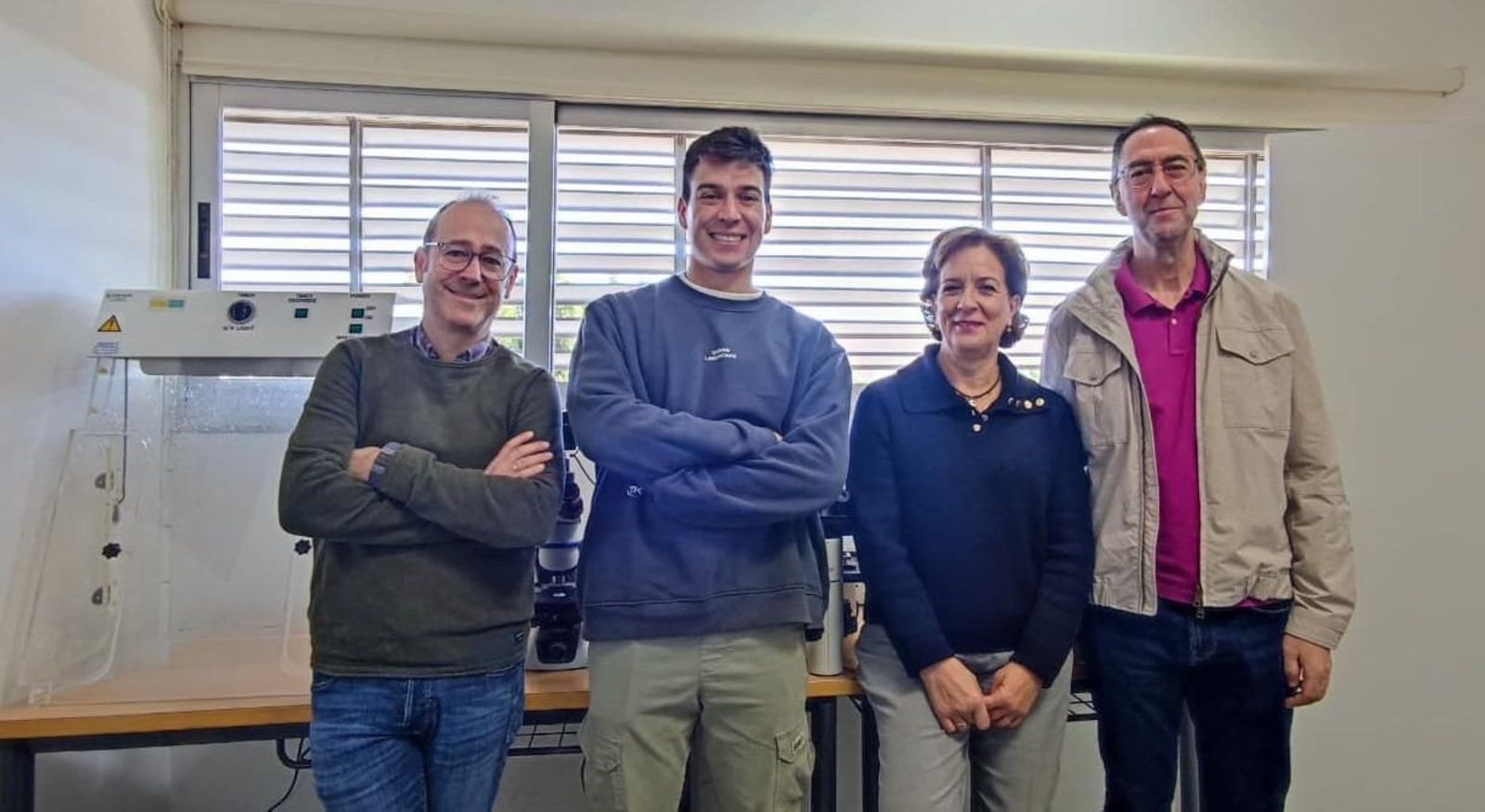Investigadores de la UAL que han participado en el estudio.