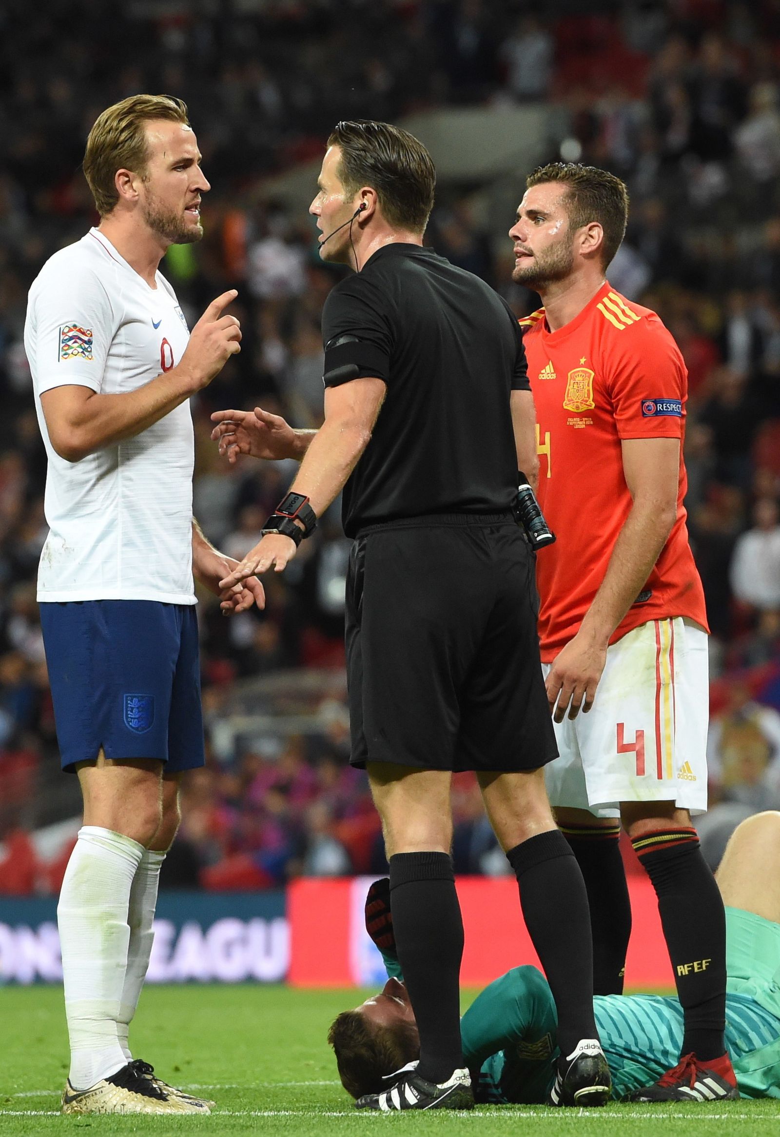 Las imágenes del Inglaterra-España