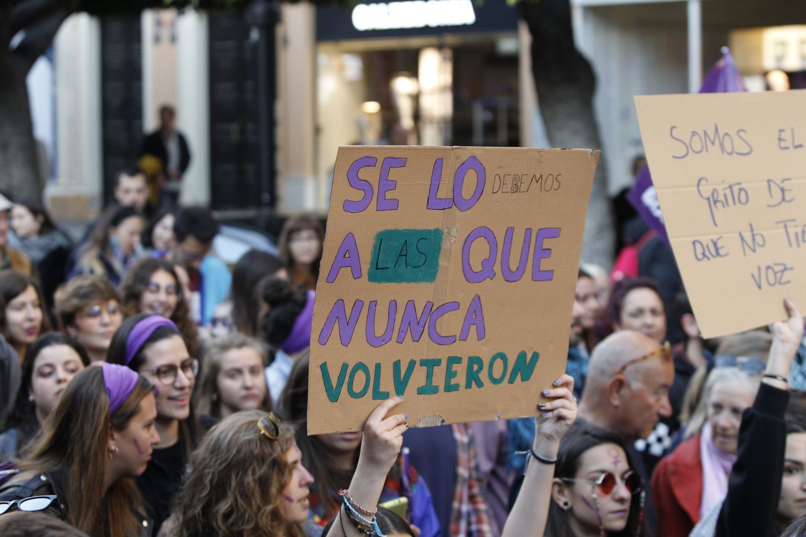 Fotogalería manifestación Día Internacional de la Mujer