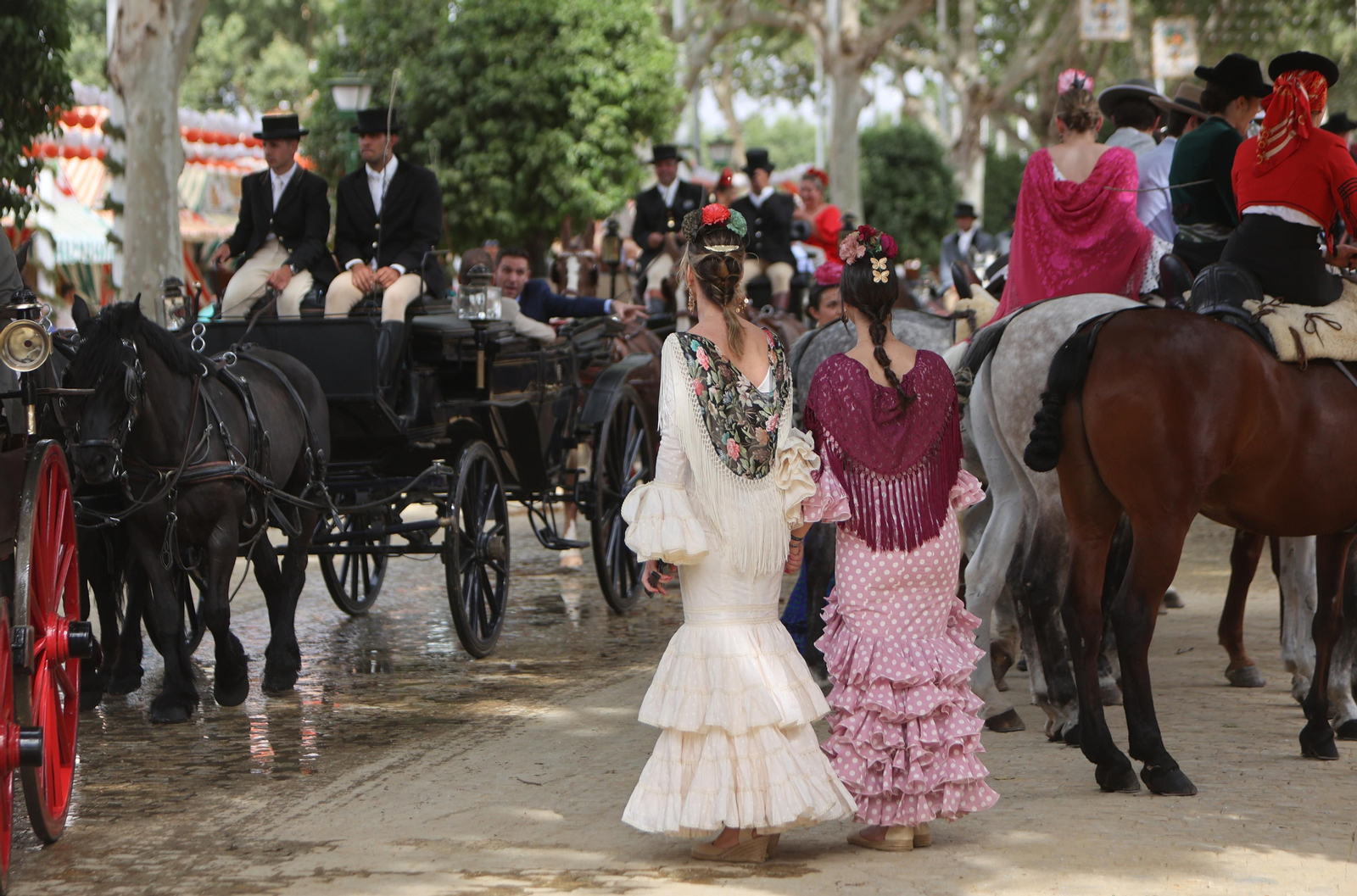 Las imágenes del viernes de Feria