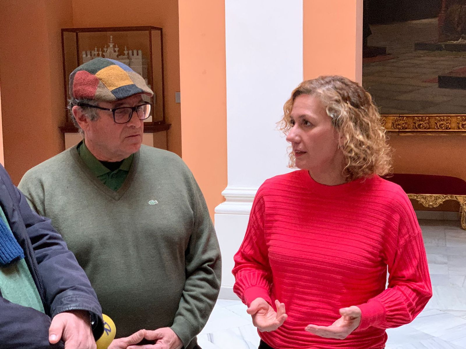 Hornillo durante la rueda de prensa para detallar sus enmiendas al Presupuesto.