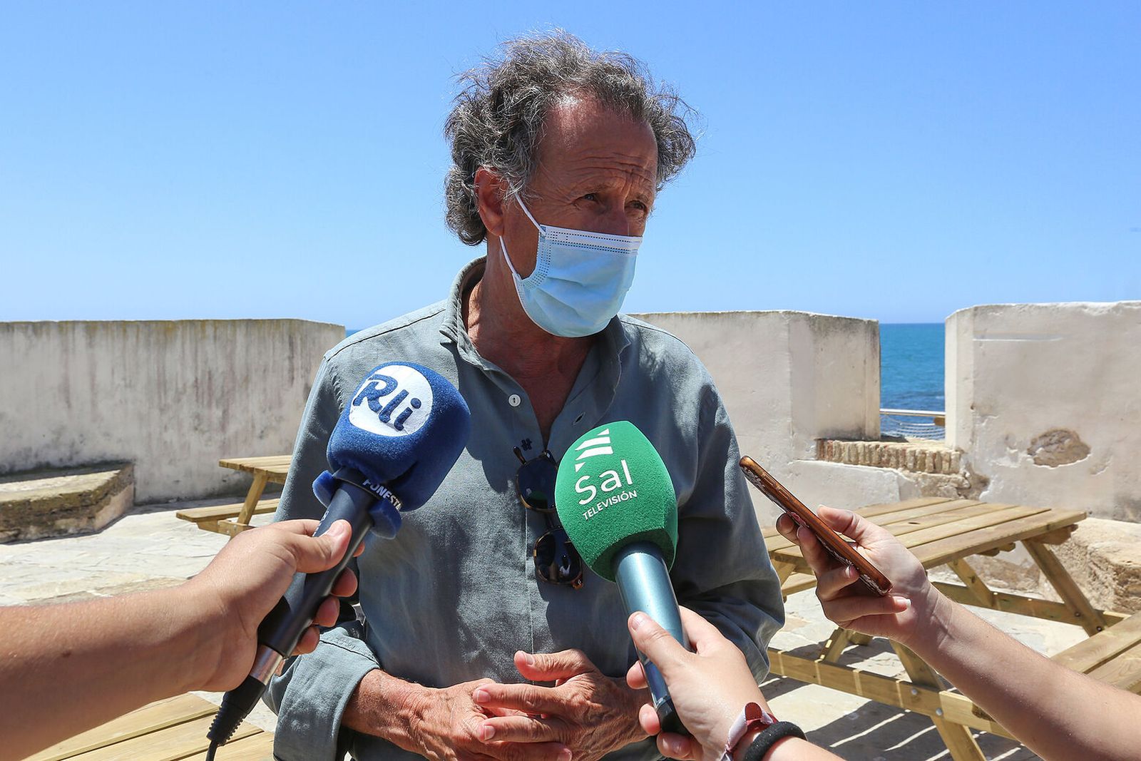 El alcalde de Chiclana, en una imagen de este verano.