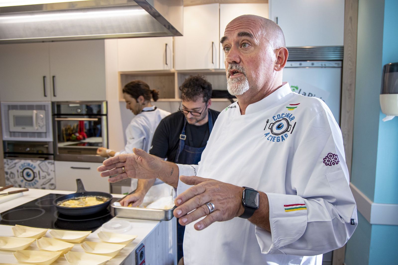 El chef invidente Ángel Palacios