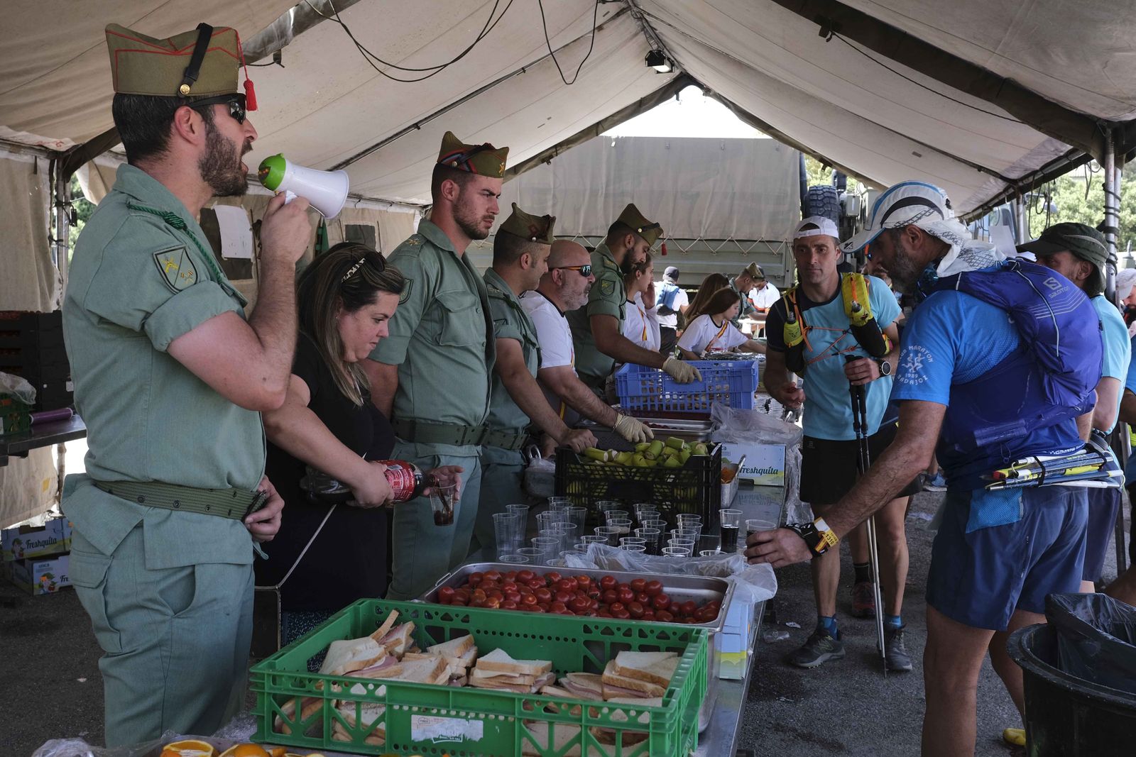 La jornada diurna de los 101, en fotos