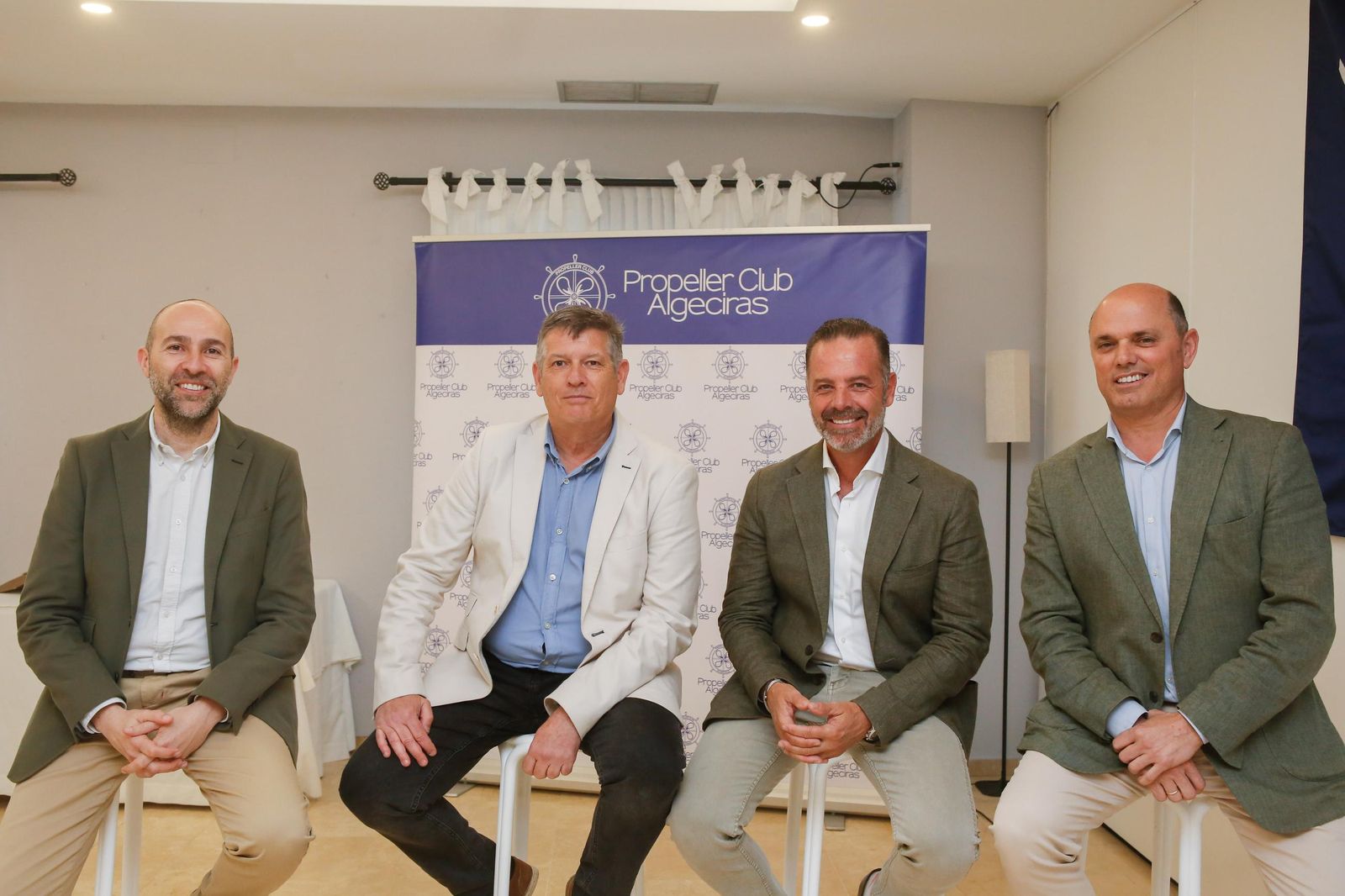 Las fotos de la mesa redonda del Propeller Club de Algeciras con José Antonio Fernández, Manuel Cózar y José Manuel Tejedor