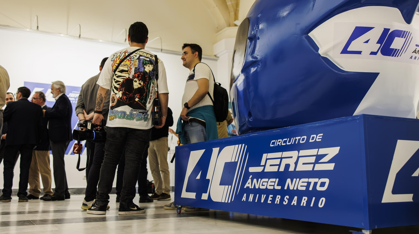 Imágenes de la exposición de los 40 años del Circuito de Jerez y de la marca Montesa