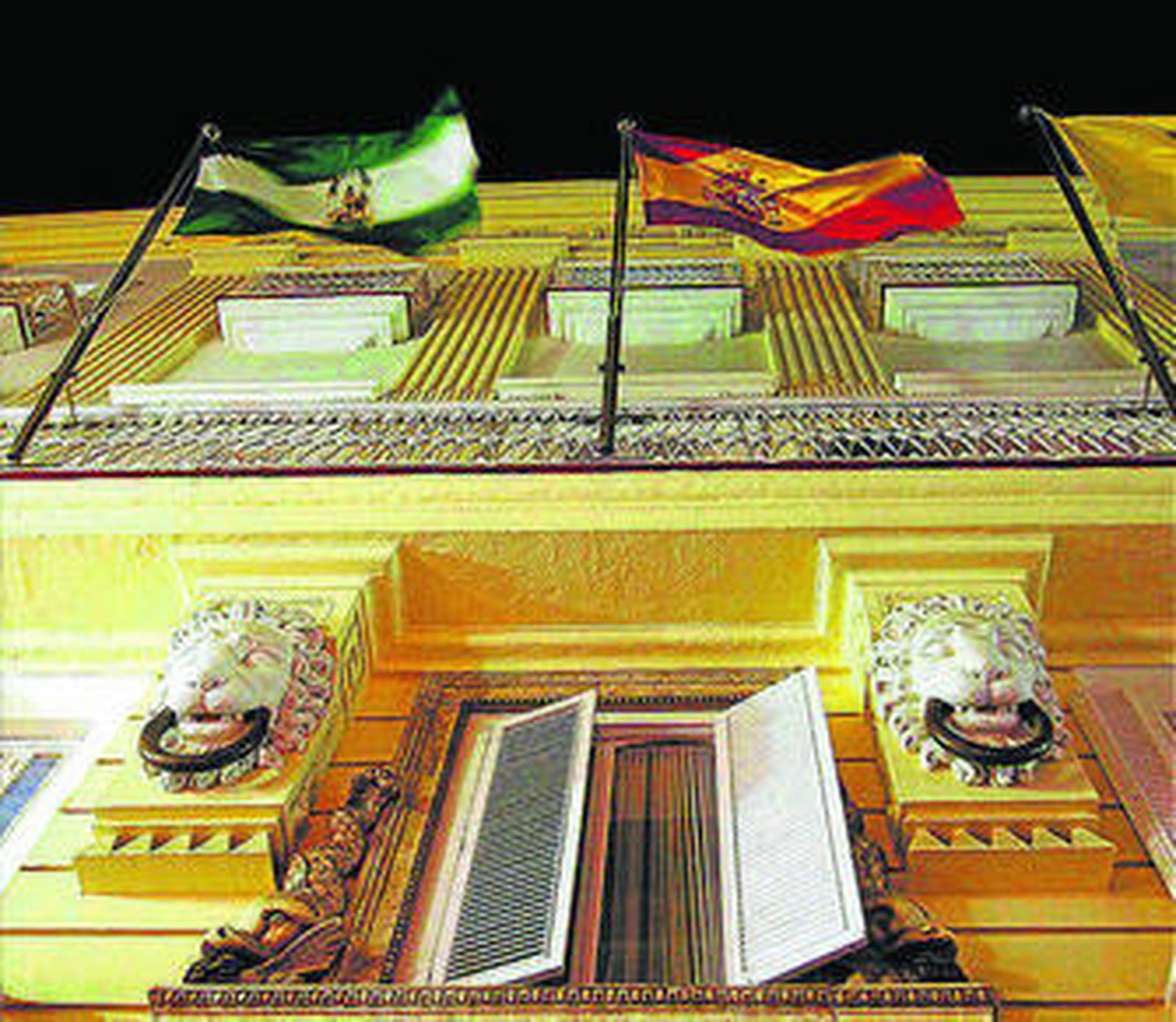 Imagen de la fachada de la sede del Rectorado, en la calle Ancha.