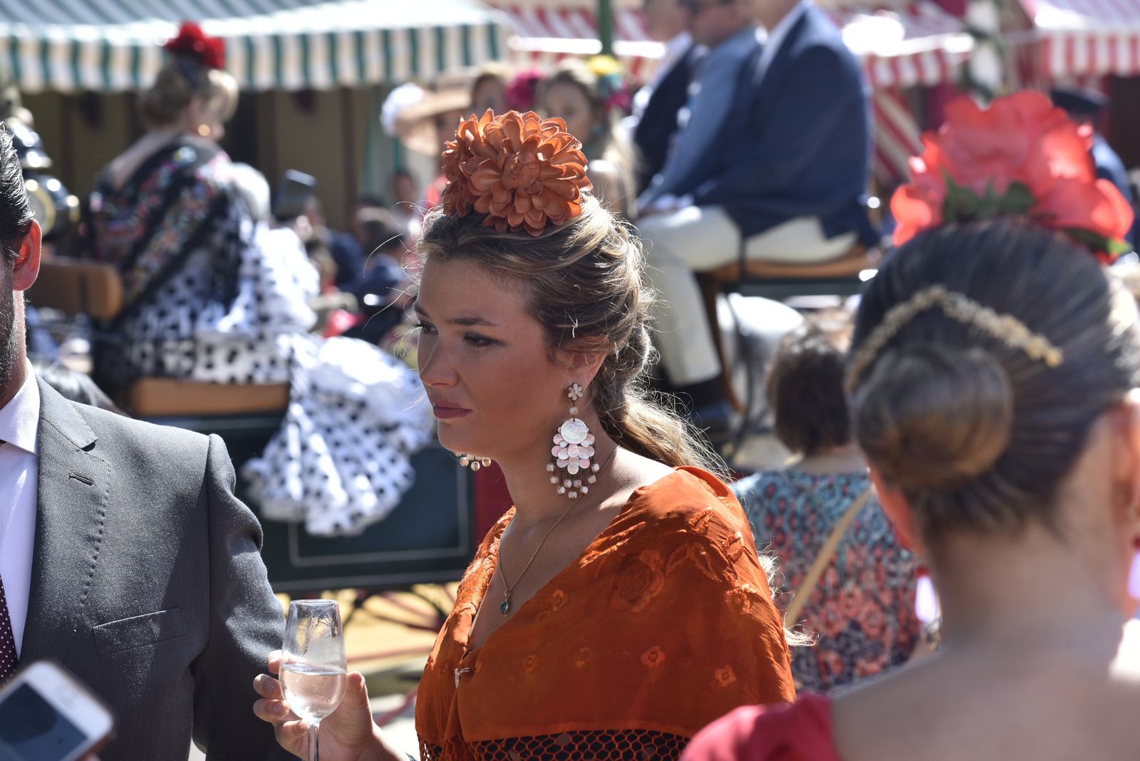 Ambiente en la feria de abril
