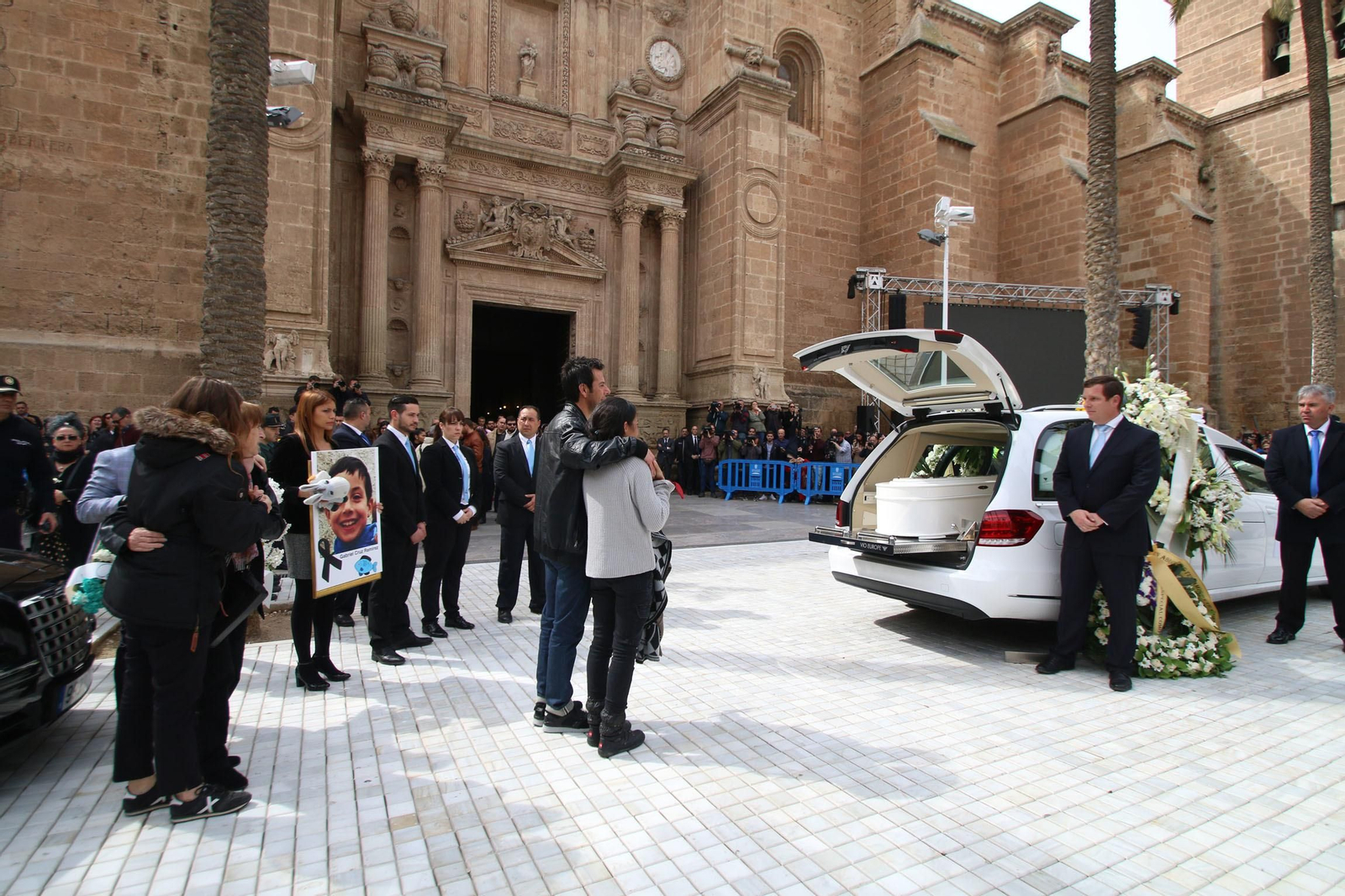 Las imágenes del funeral de Gabriel