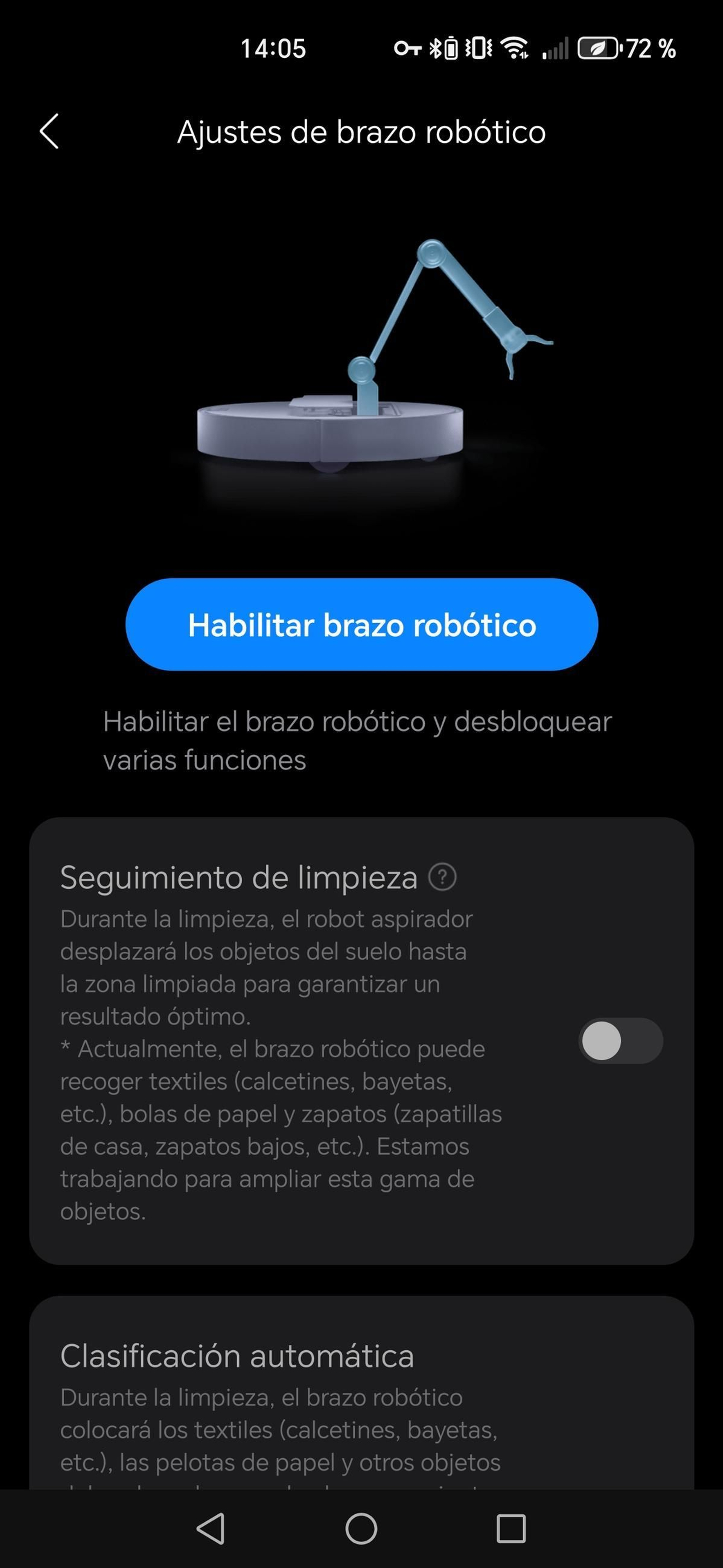 Aplicación Roborock - Robot aspirador Saros Z70