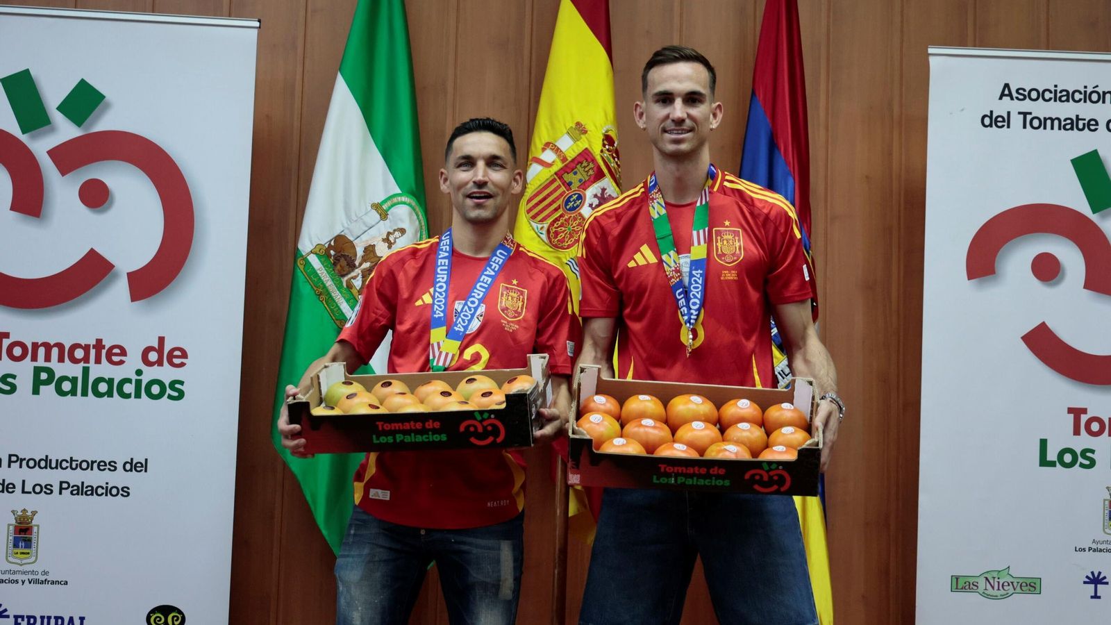 El peso en tomates de Jesús Navas y Fabián