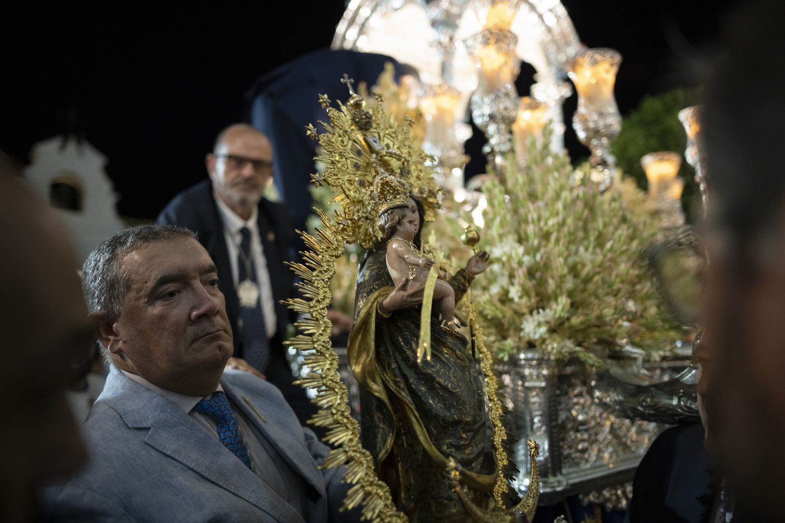 Imágenes de la recogida de la Virgen de la Cinta 2022