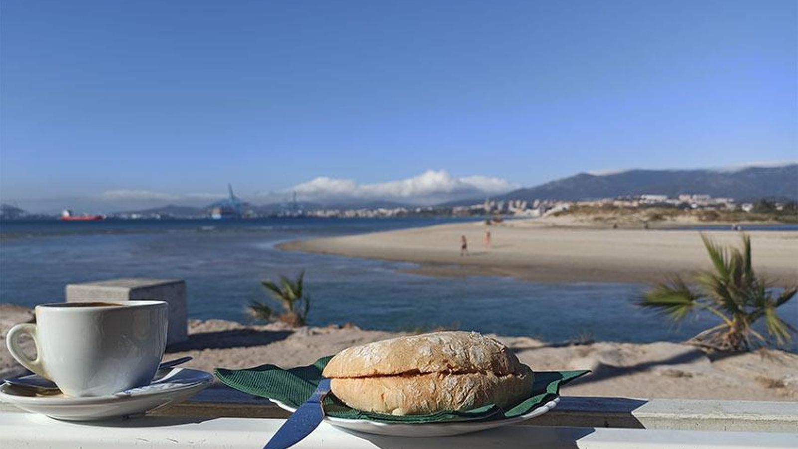 Así son las vistas desde el chiringuito El Garito