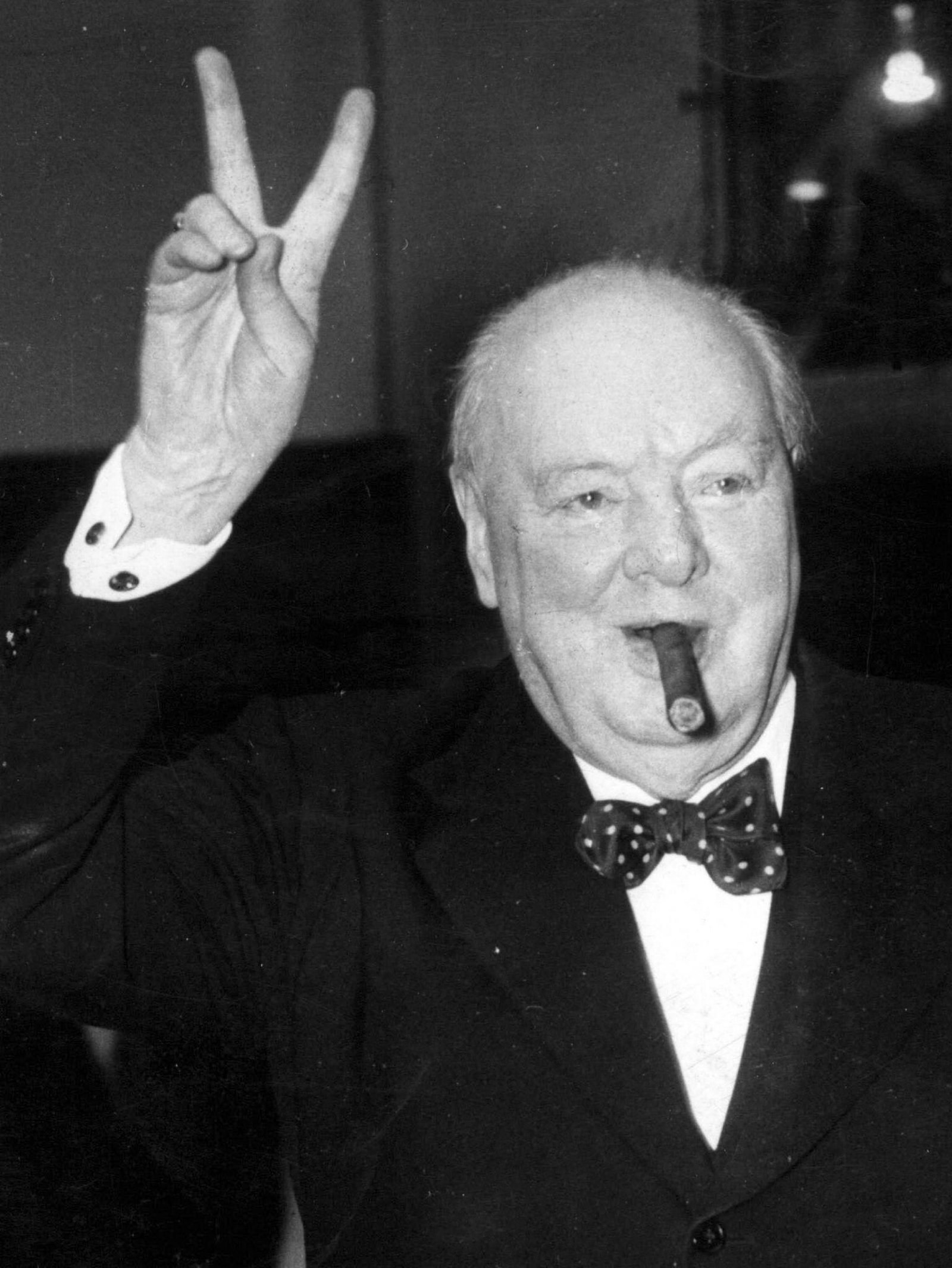 Winston Churchill.