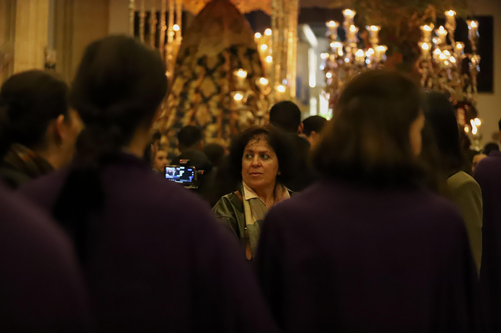 Fotos del Lunes Santo en Tarifa: El huerto y Nuestra Madre de Dios y del Rosario