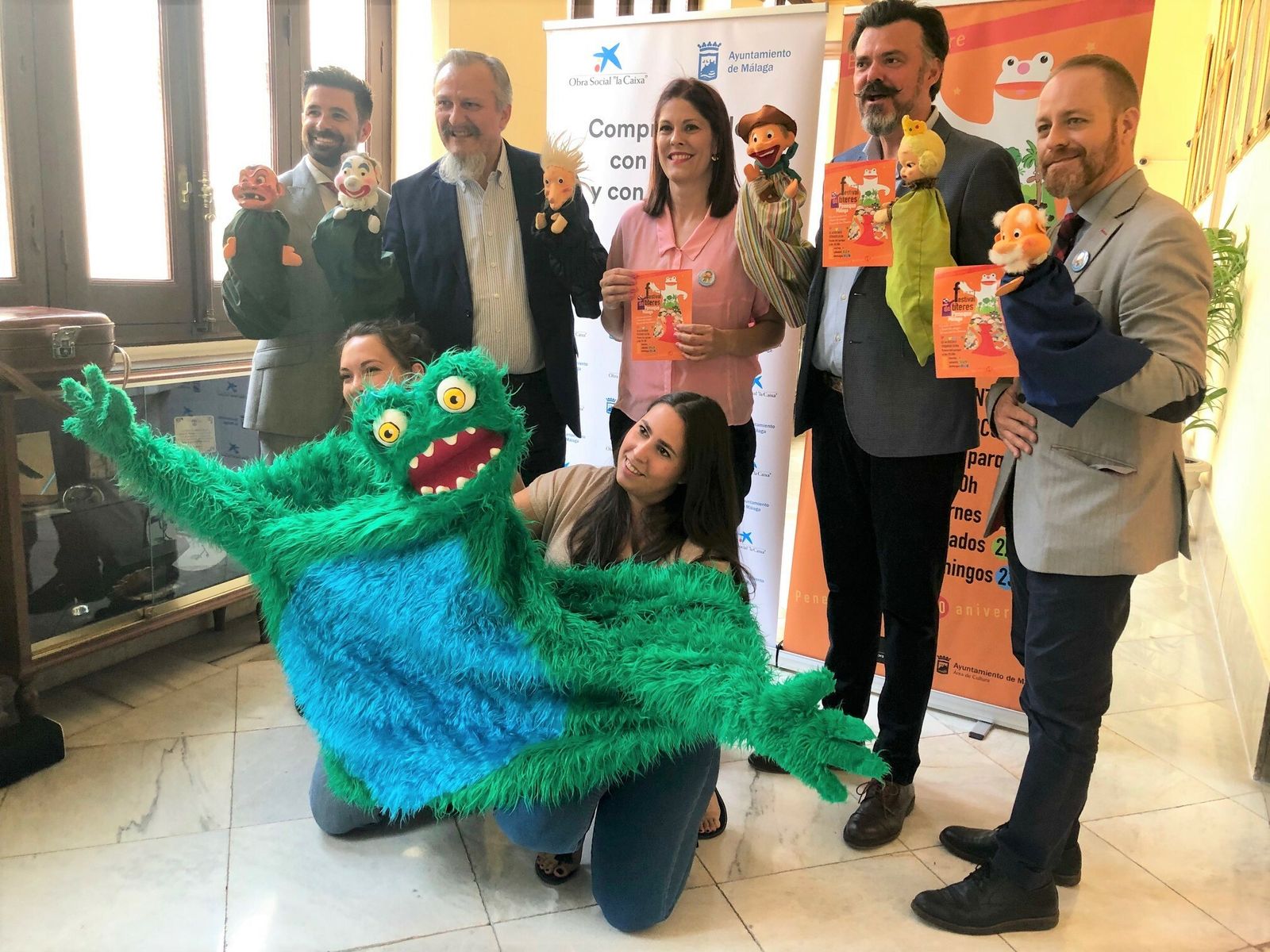 Presentación del festival de títeres 'Peneque Málaga'.