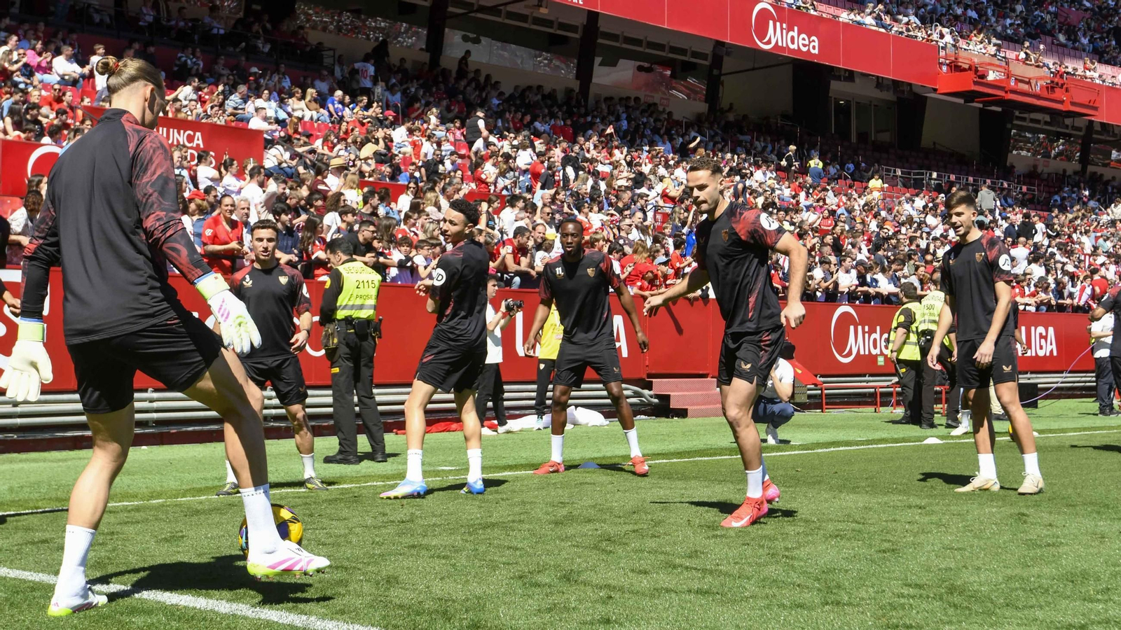 Entrenamiento del Sevilla