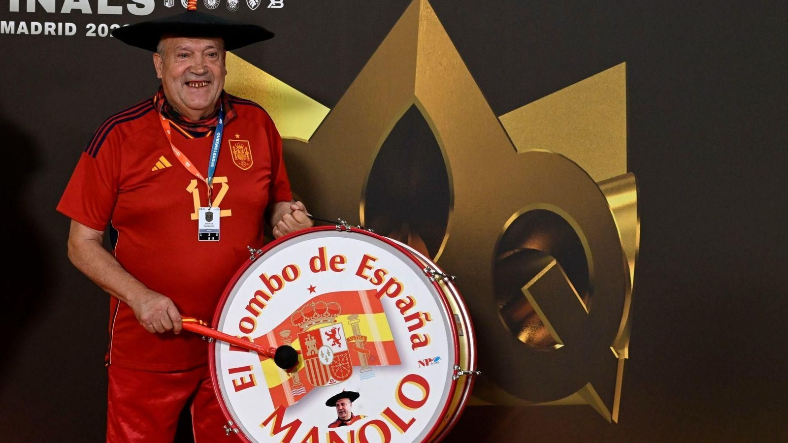 Manolo del del Bombo, en una imagen de 2023.