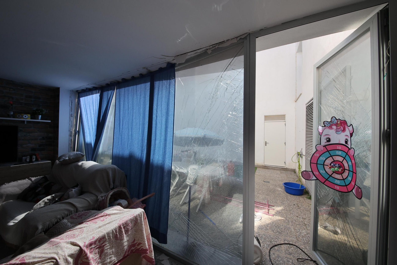 Así quedó la vivienda más afectada por la explosión de gas en Estella del Marqués