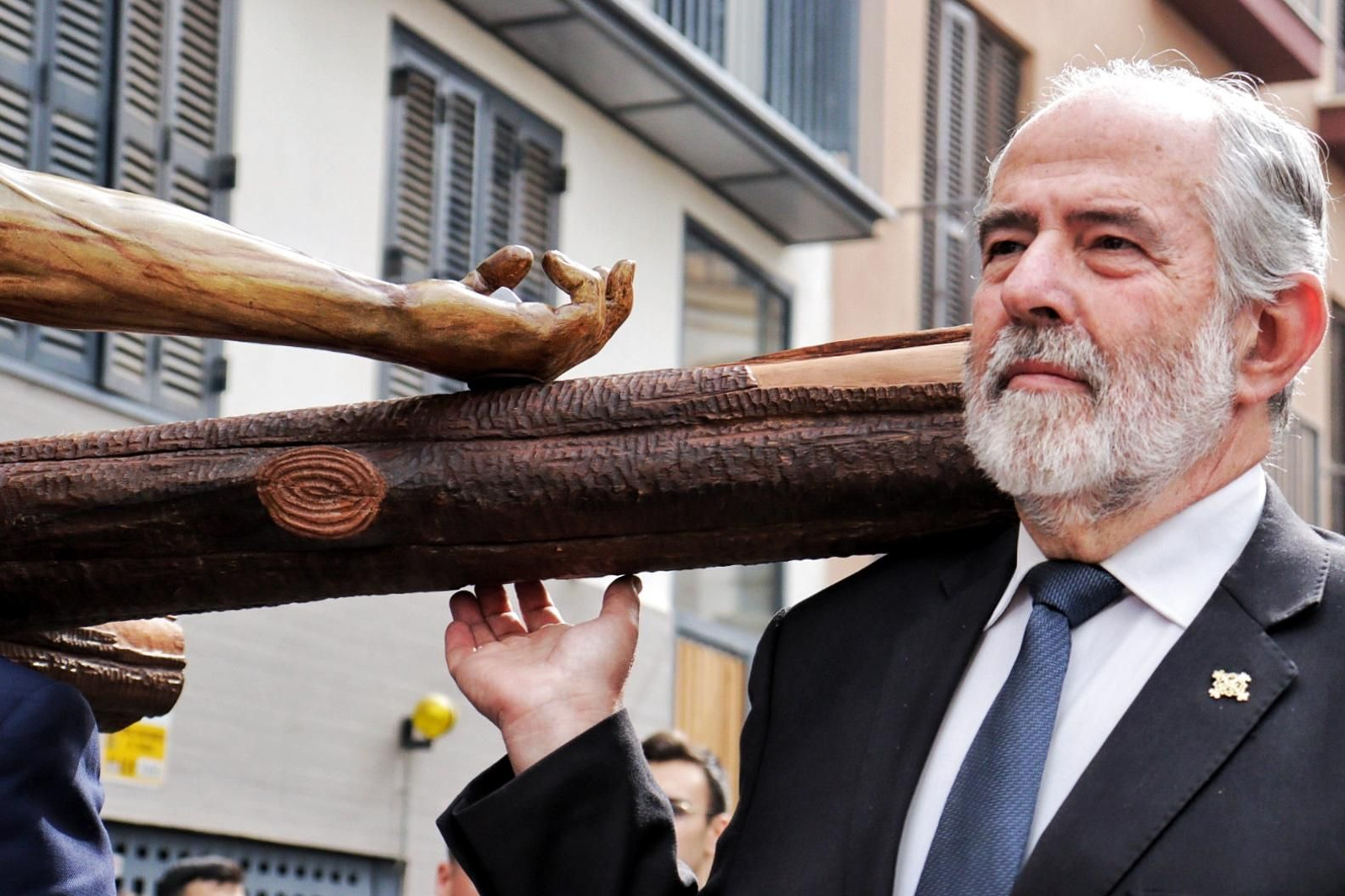 Los traslados de la Sangre y la Piedad de la Semana Santa de Málaga 2025, en imágenes