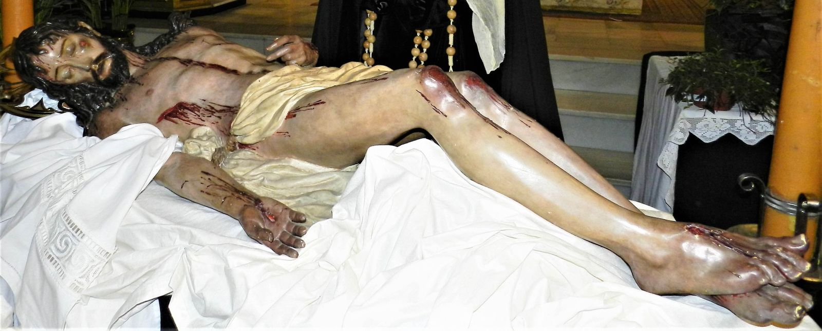 Cristo yacente, que se custodia en la Iglesia Mayor Prioral.