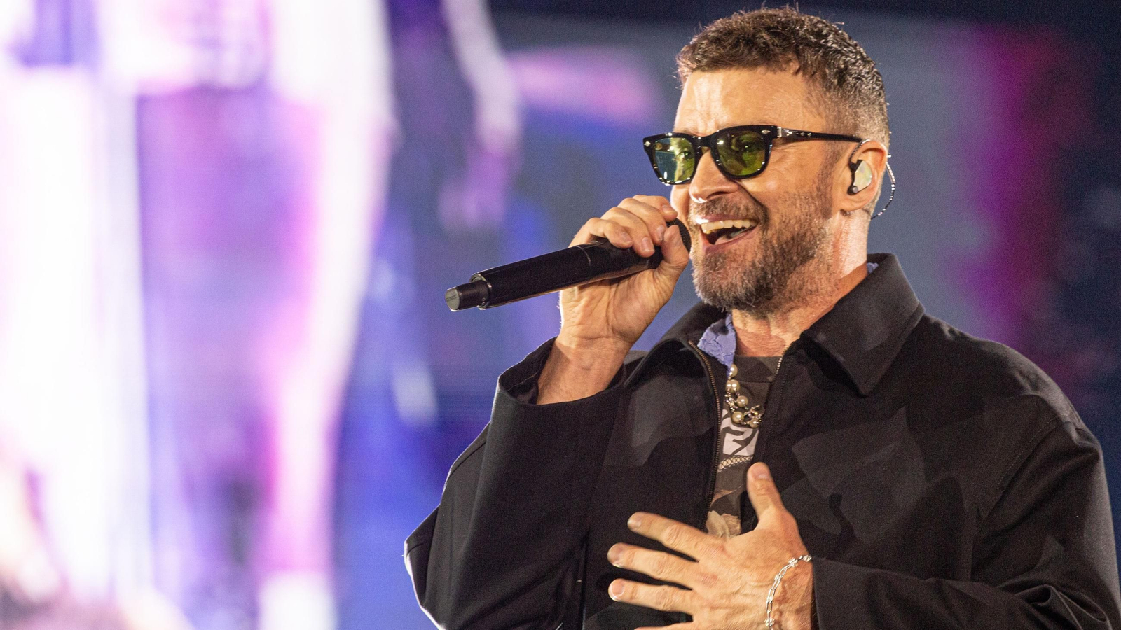 Justin Timberlake durante un concierto