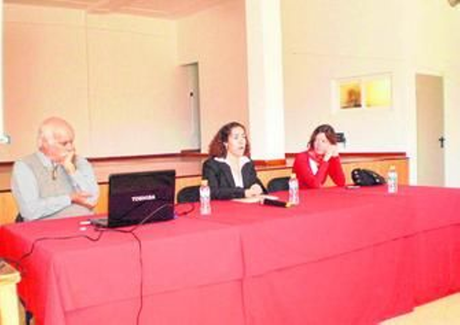 José Manuel Veiga fue el encargado de organizar las ponencias sobre agroecología en Almócita.