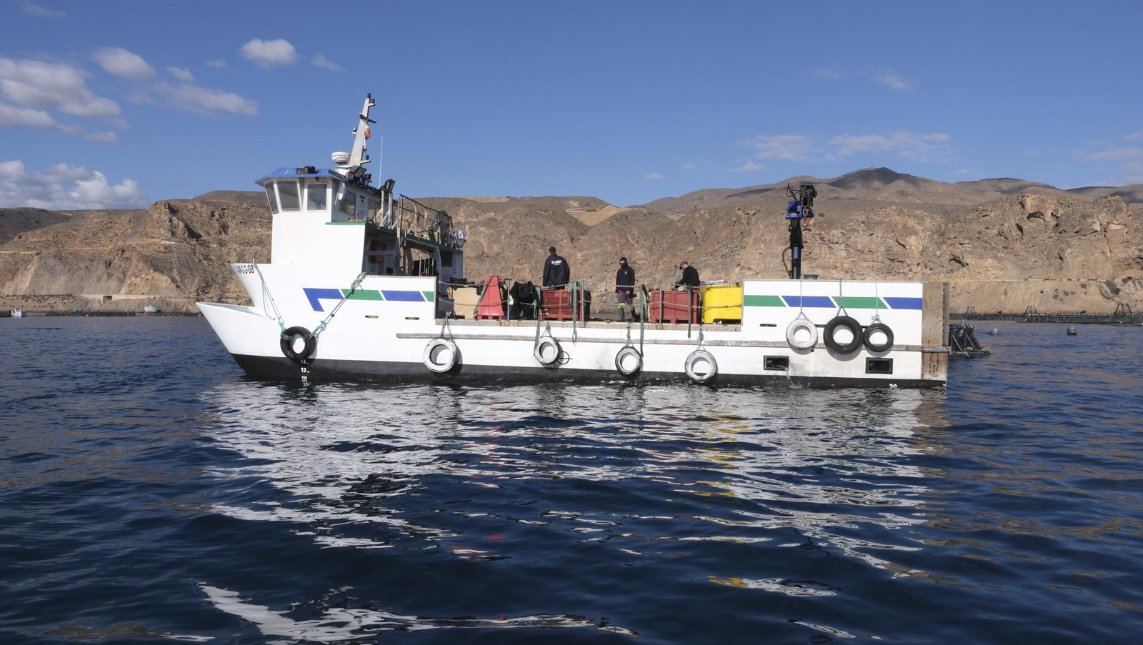 La piscifactoría de El Cañarete, en imágenes