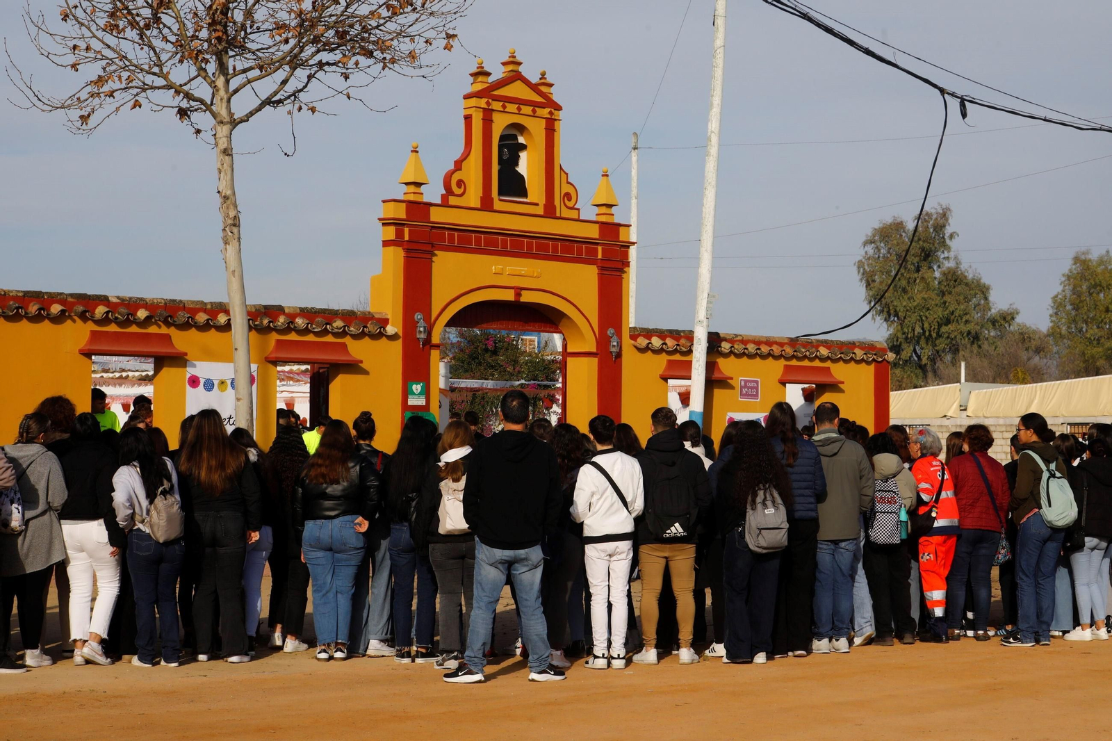El simulacro de actuación ante una explosión en la Feria de Córdoba, en imágenes
